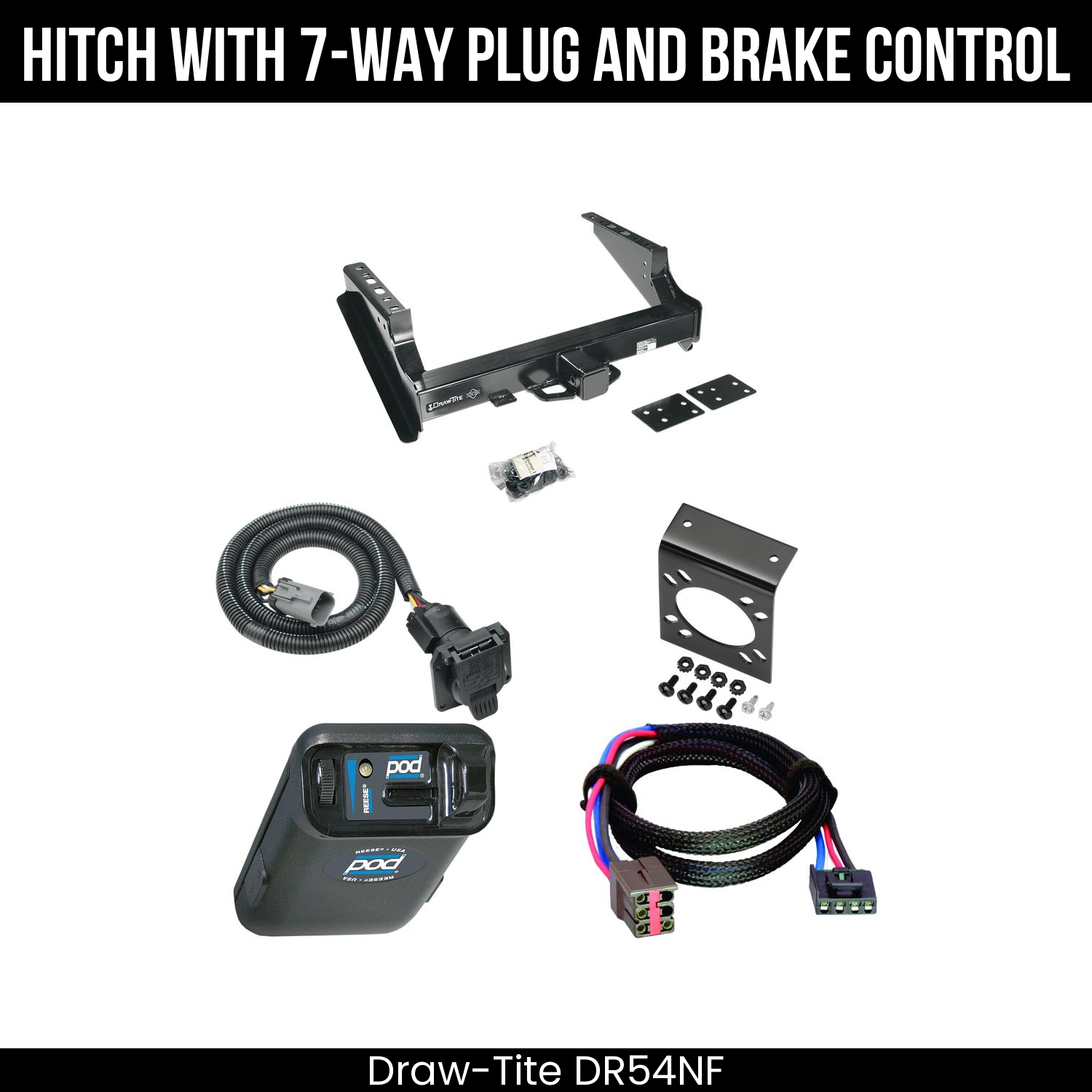 Trailer Hitch , 7-Way , Reese POD Brake Control