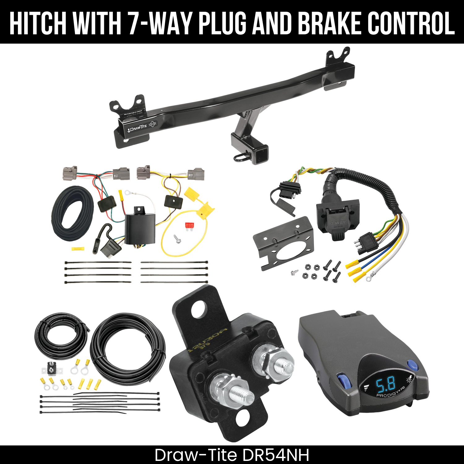 Trailer Hitch , 7-Way , Tekonsha Prodigy P2 Brake Control