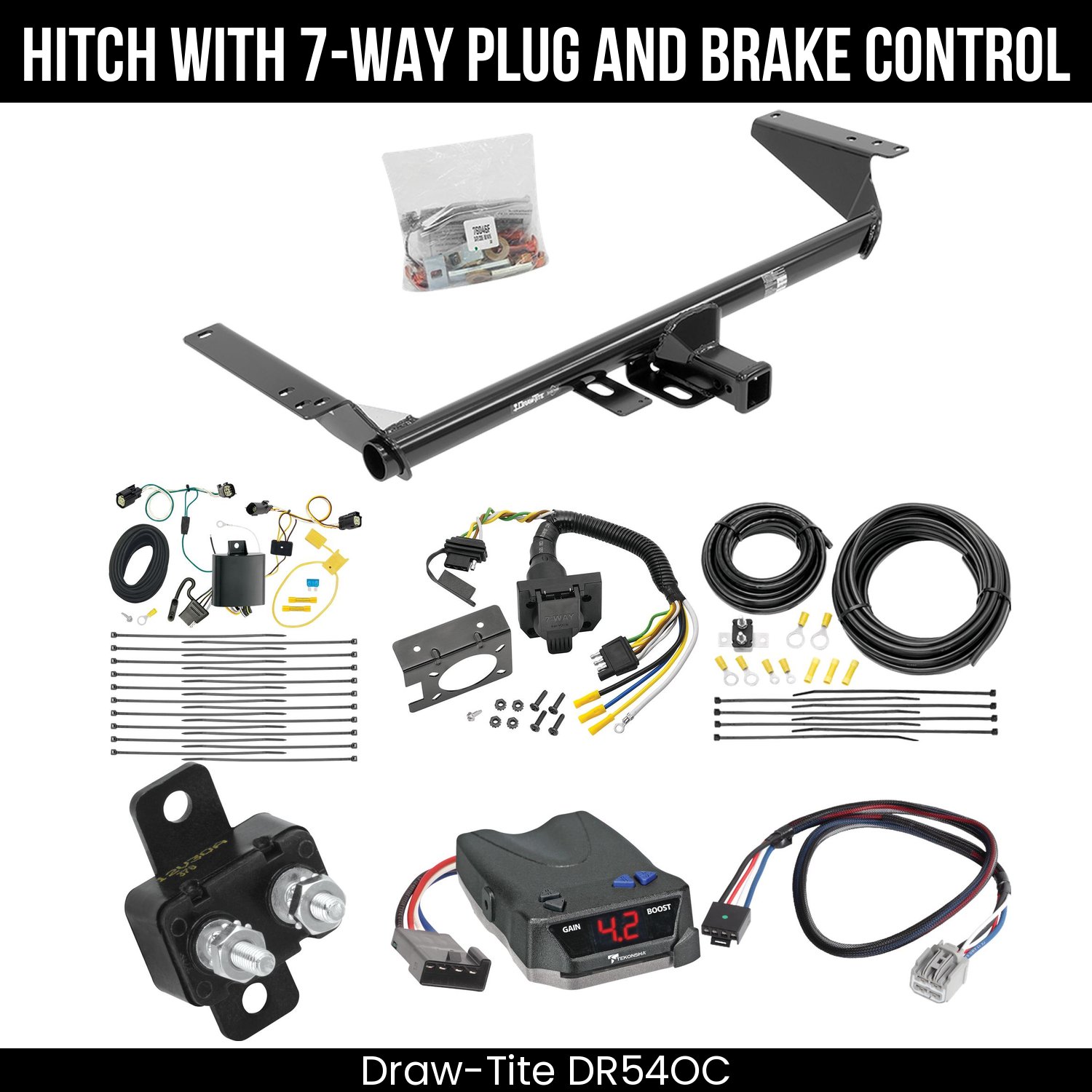 Trailer Hitch , 7-Way , Tekonsha Brake EVN Control