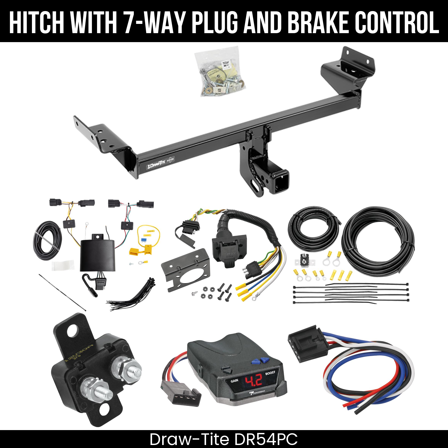 Trailer Hitch , 7-Way , Tekonsha Brake EVN Control