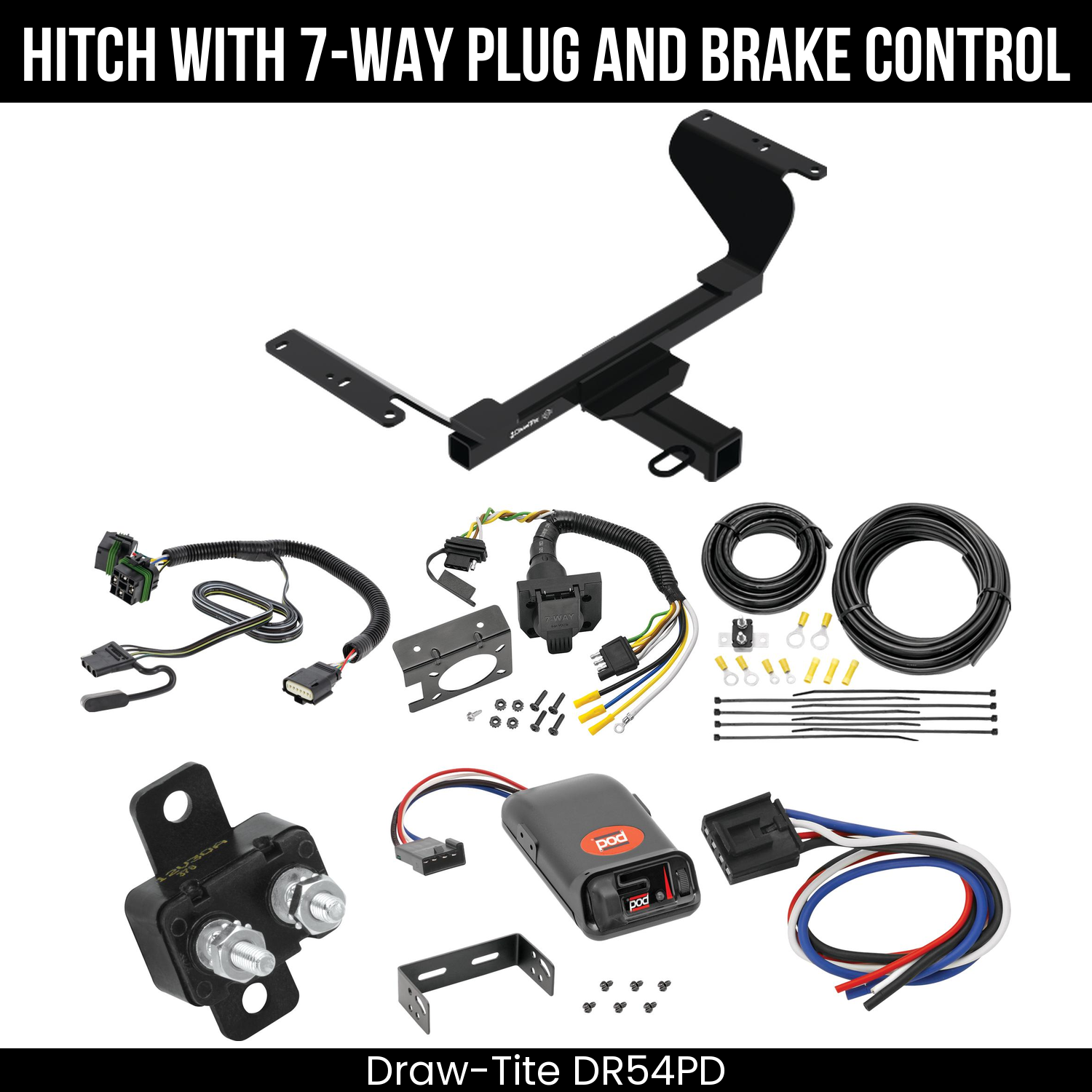Trailer Hitch , 7-Way , Pro Series POD Brake Control