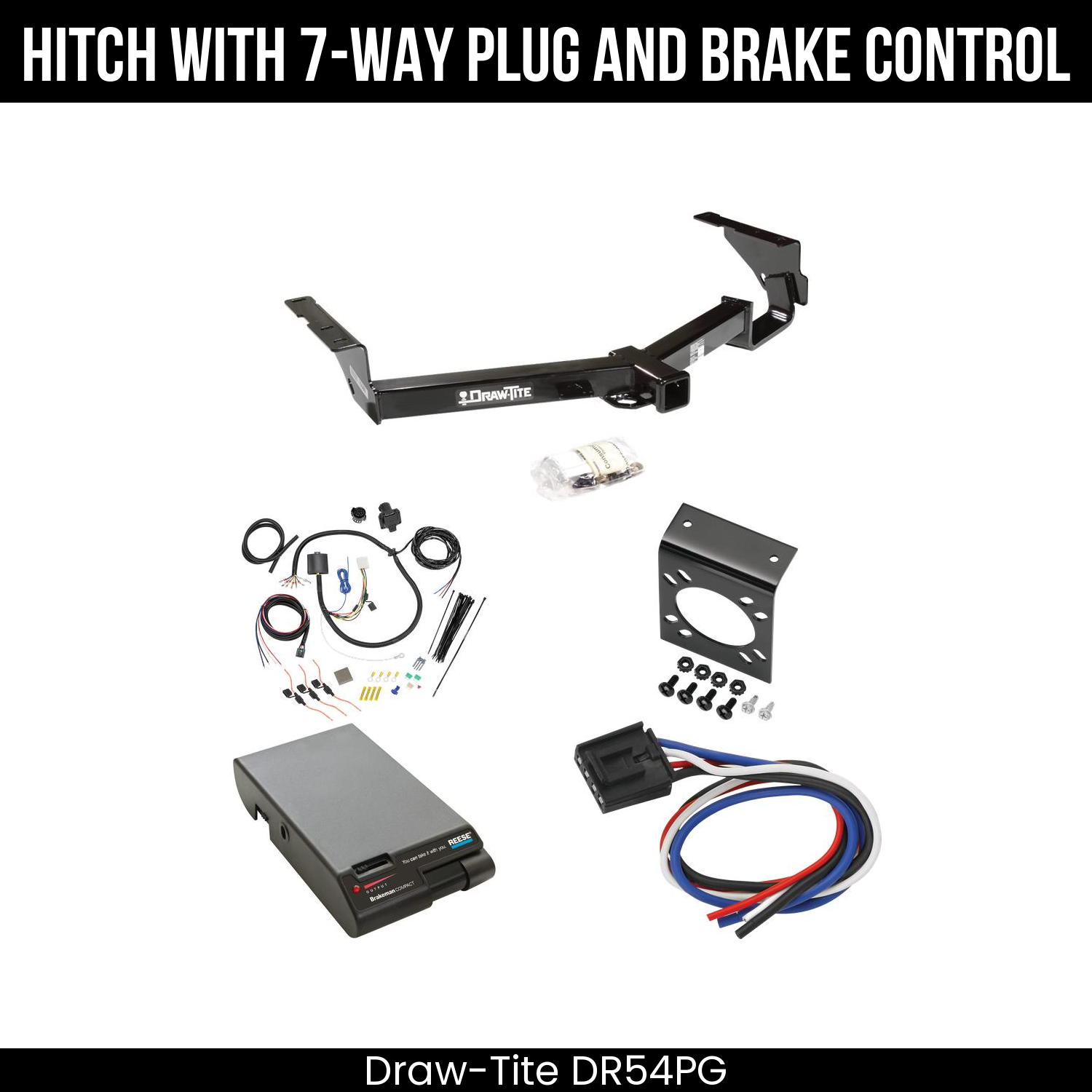 Trailer Hitch , 7-Way , Reese Brakeman Brake Control