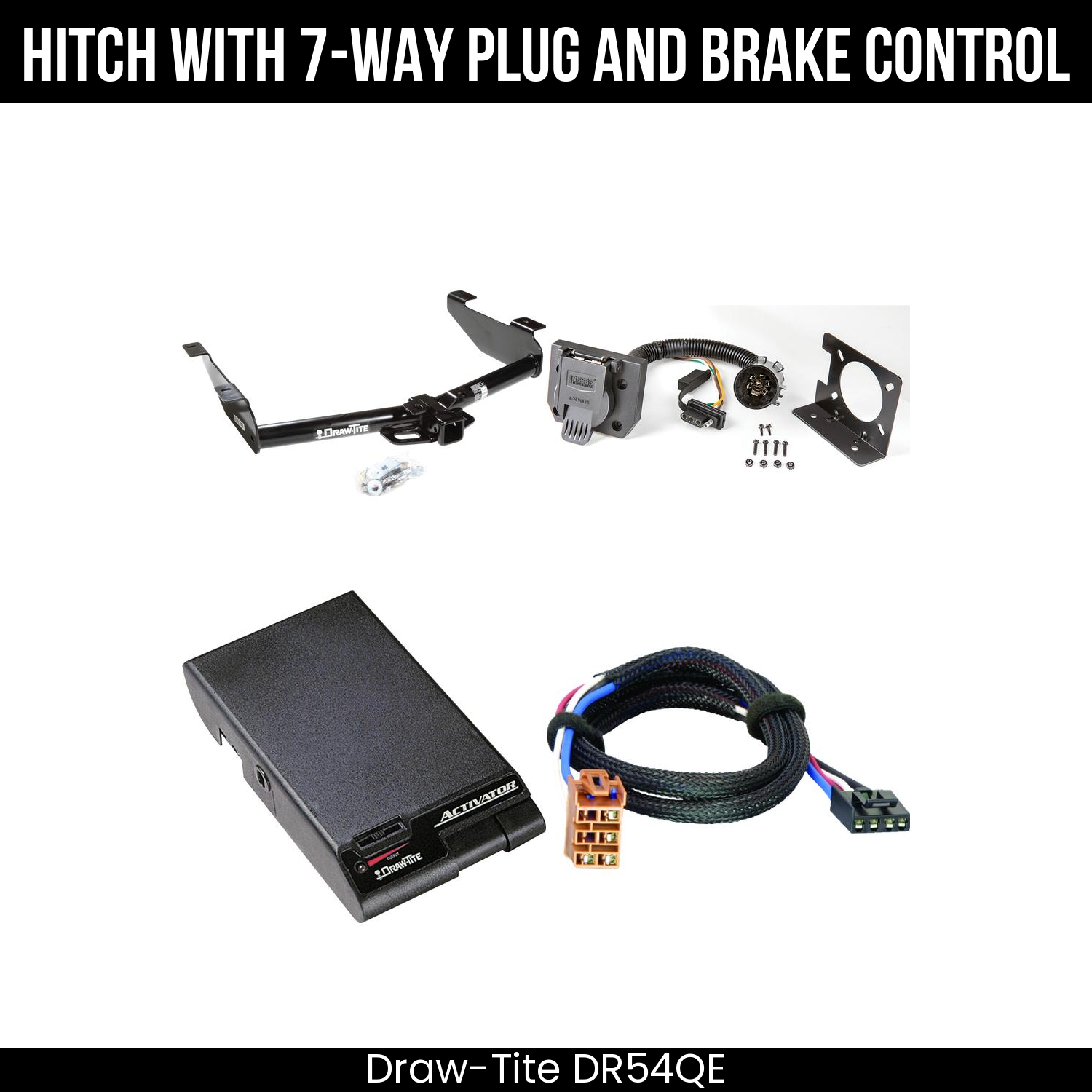 Trailer Hitch , 7-Way , Draw-Tite Activator Brake Control