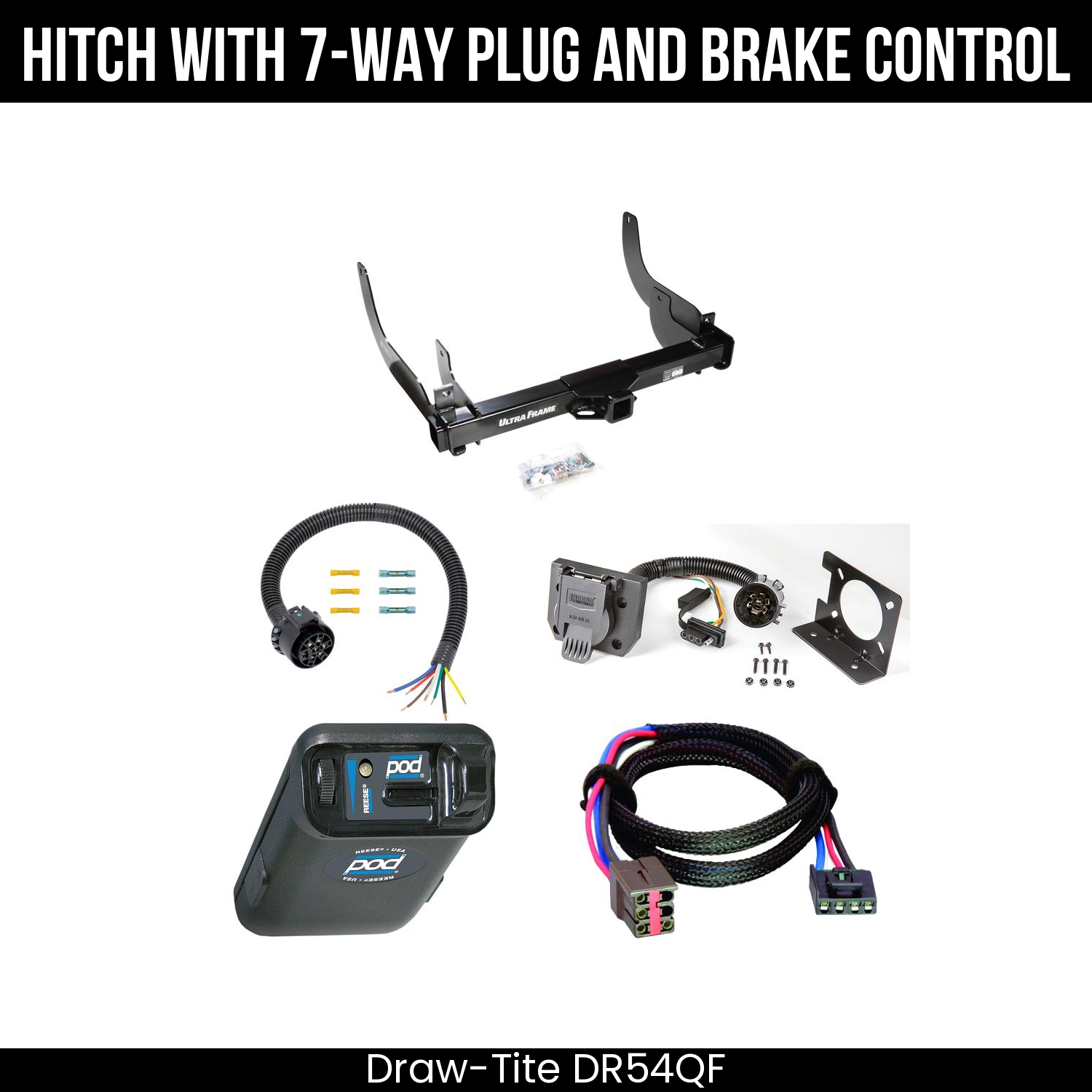 Trailer Hitch , 7-Way , Reese POD Brake Control