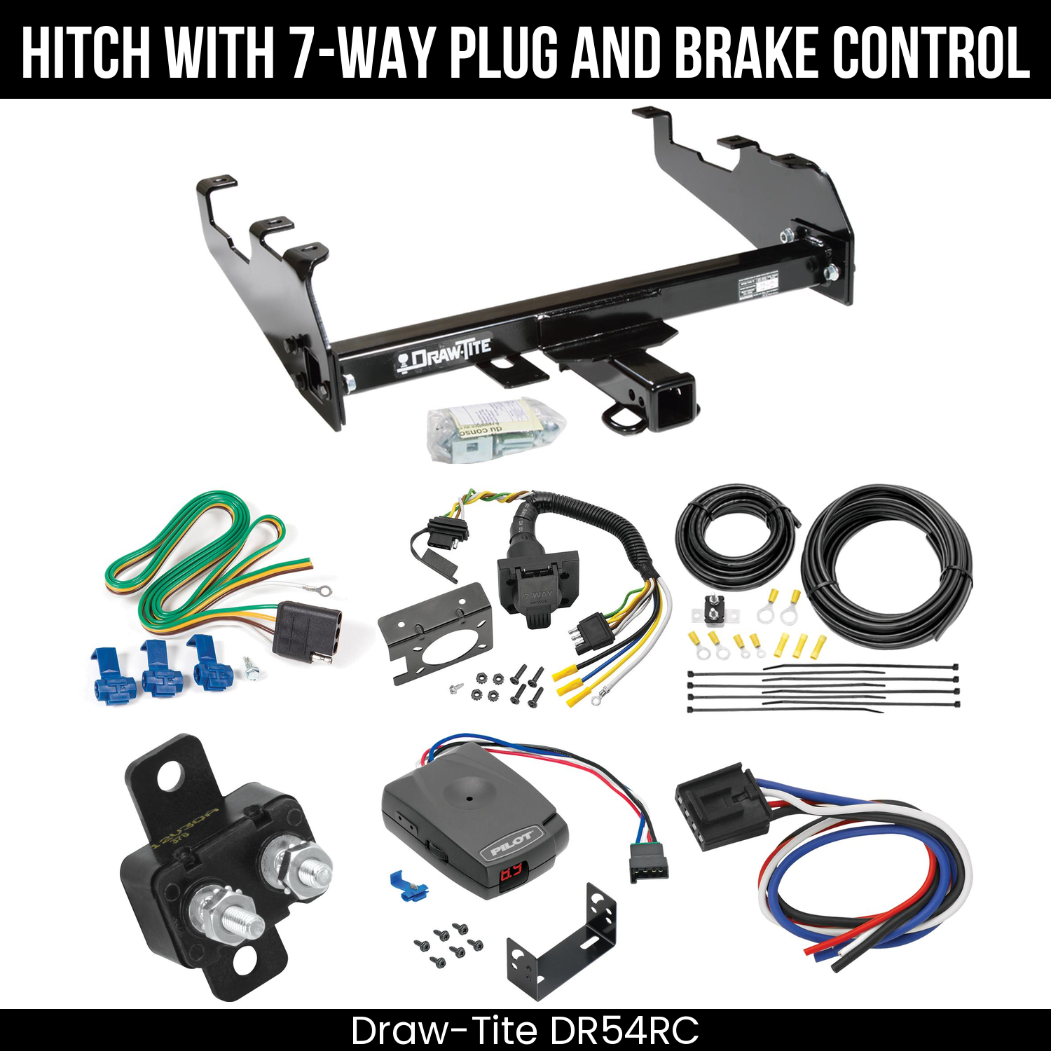 Trailer Hitch , 7-Way , Pro Series Pilot Brake Control