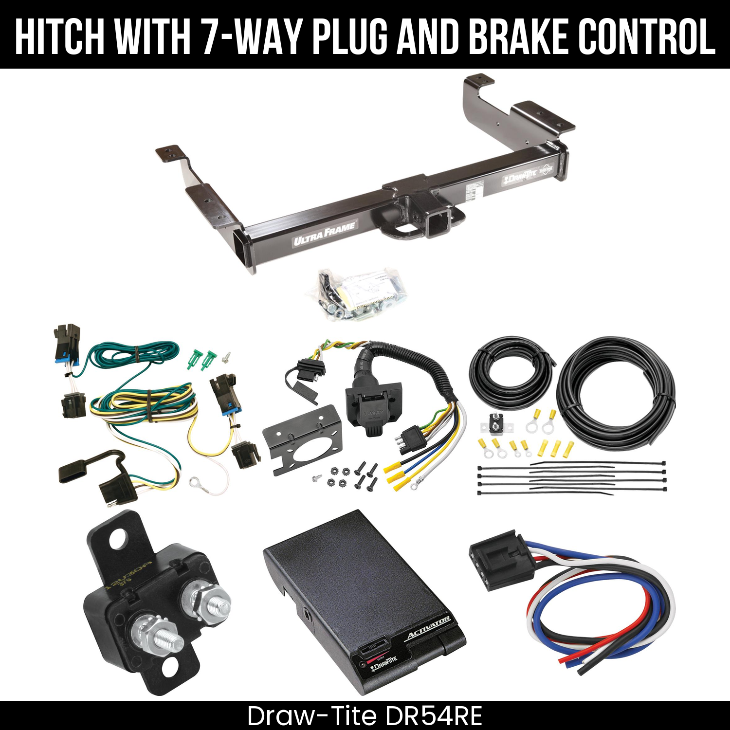 Trailer Hitch , 7-Way , Draw-Tite Activator Brake Control