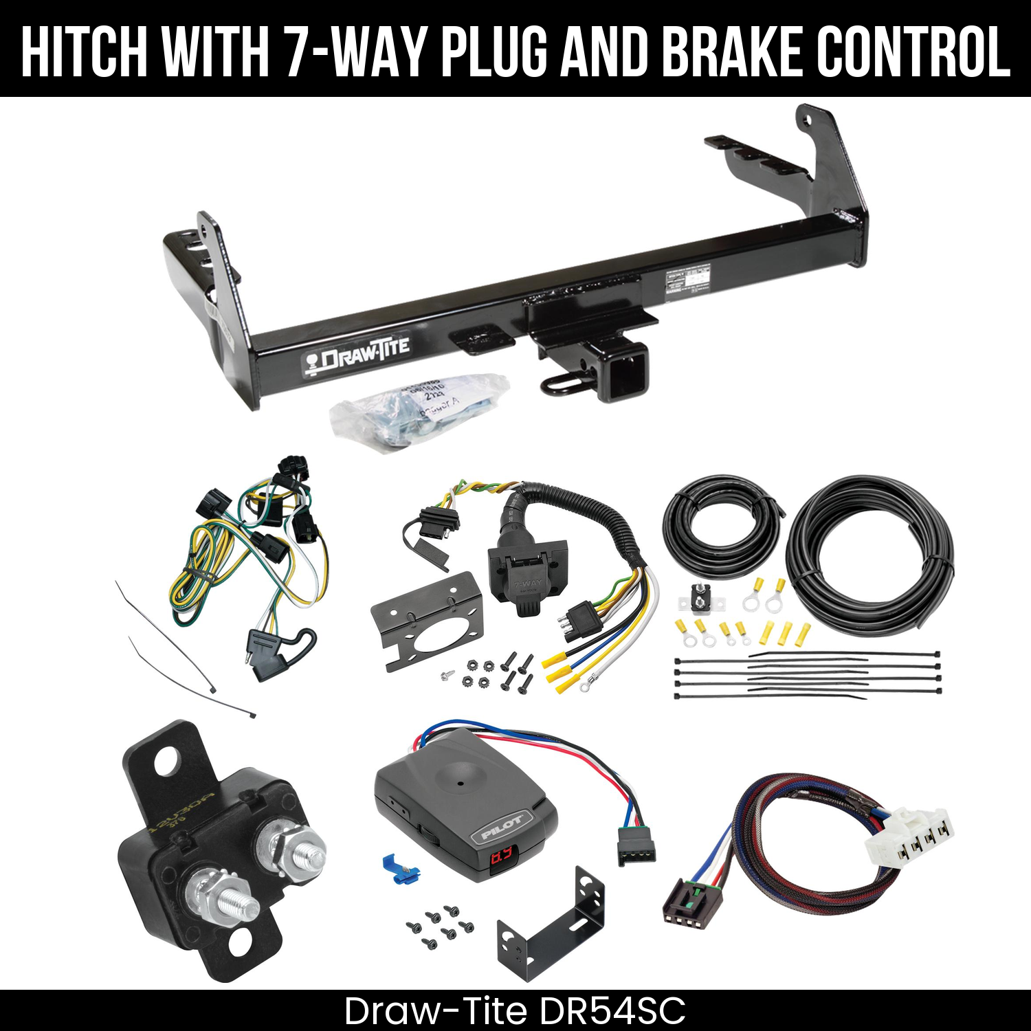 Trailer Hitch , 7-Way , Pro Series Pilot Brake Control