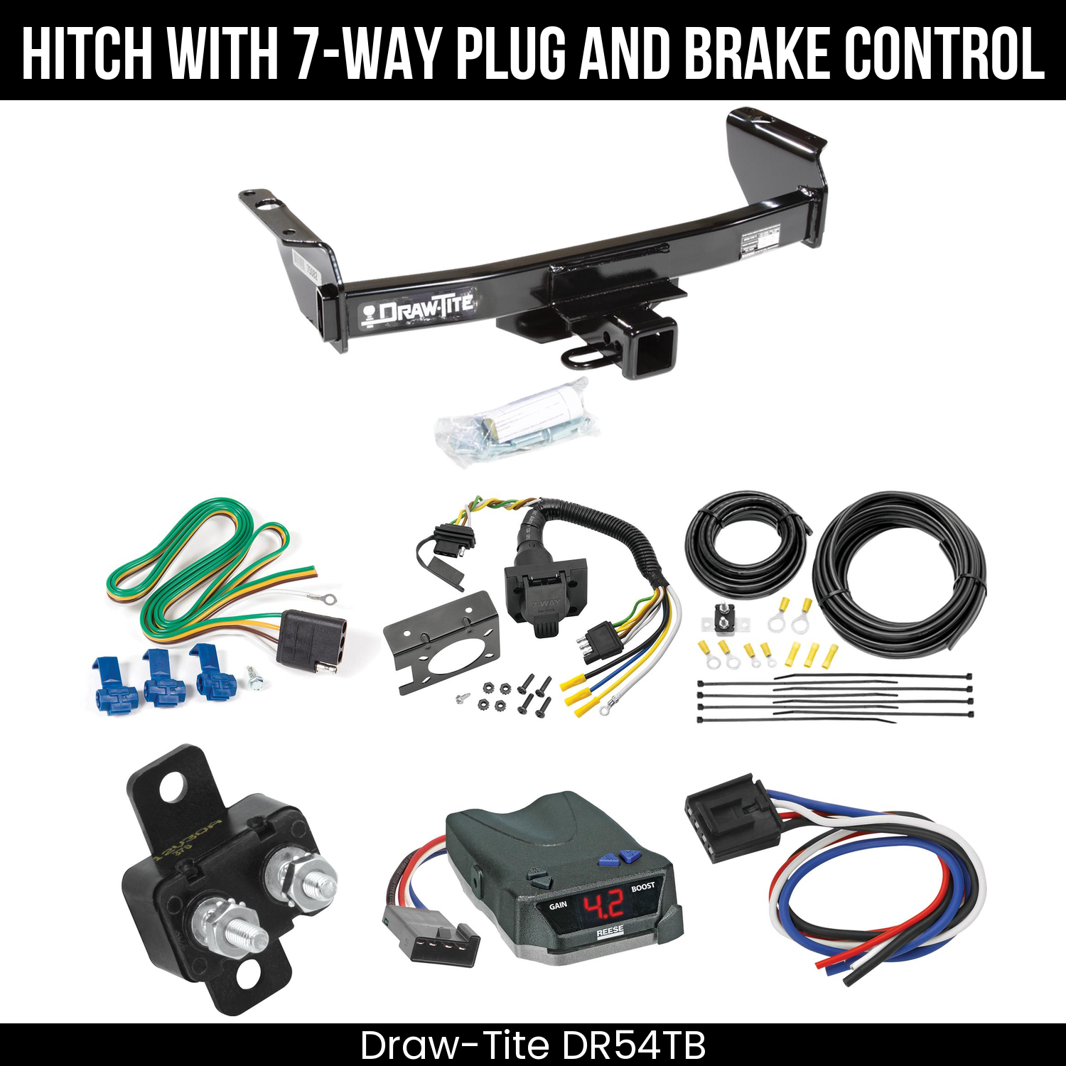 Trailer Hitch , 7-Way , Reese Brake EVN Control
