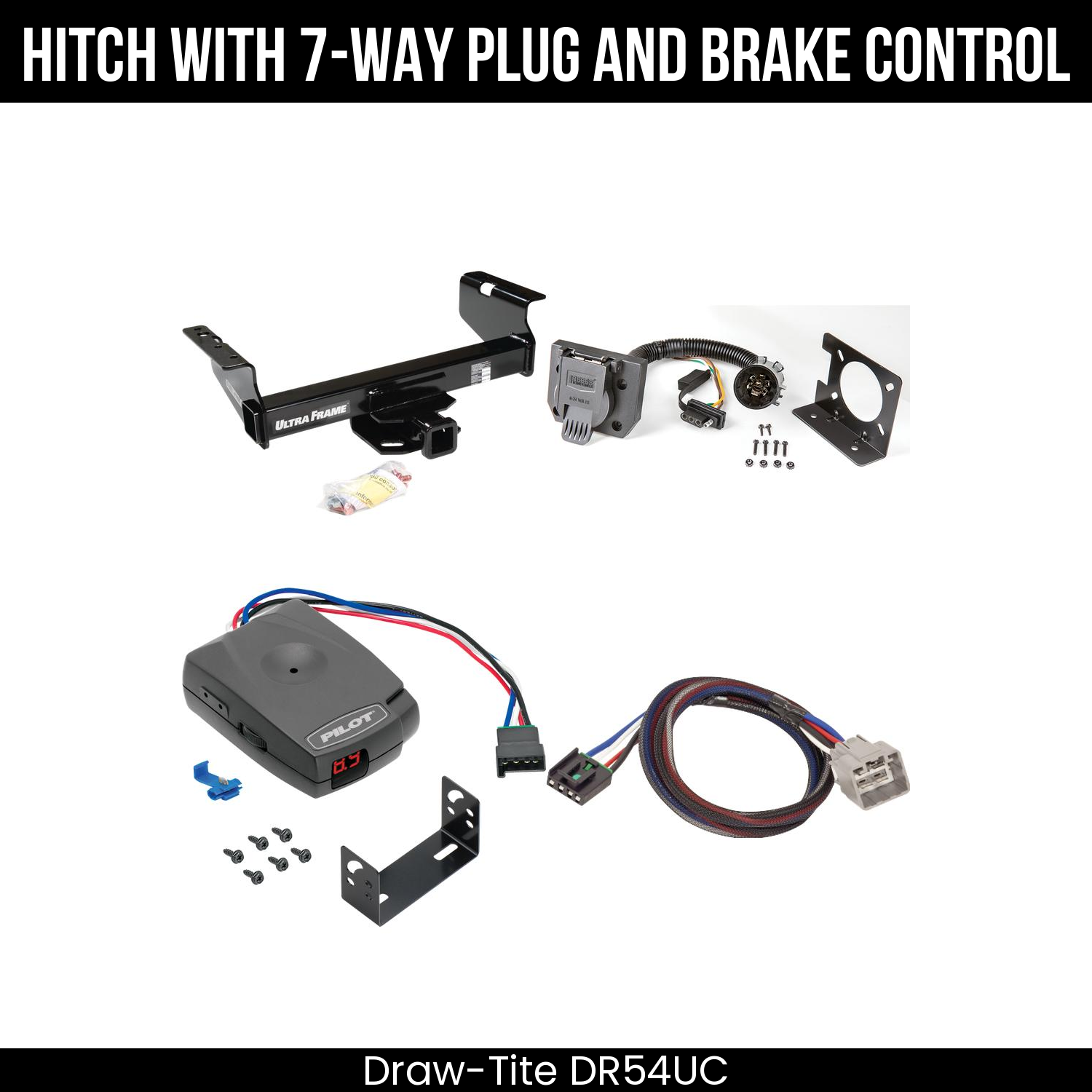 Trailer Hitch , 7-Way , Pro Series Pilot Brake Control