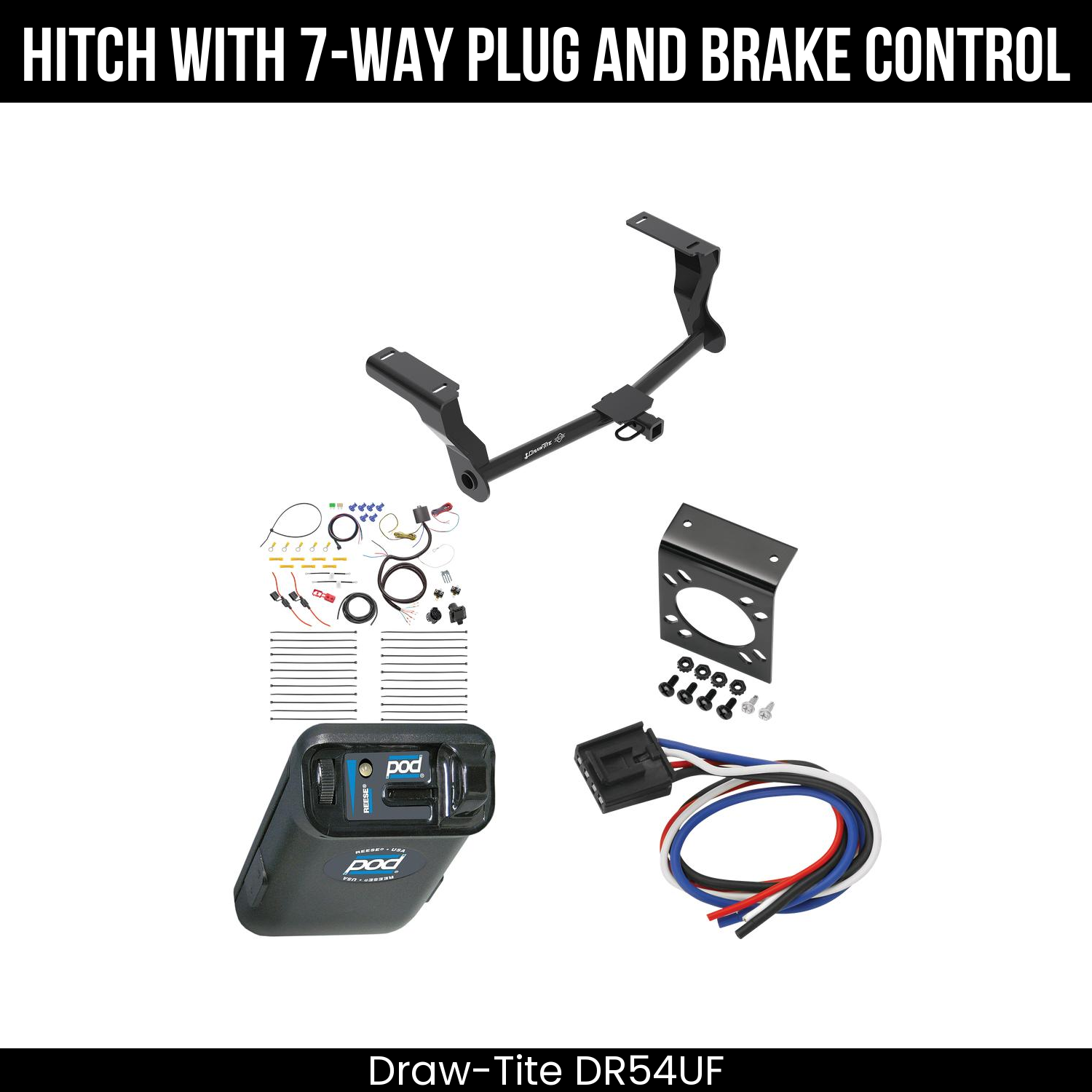 Trailer Hitch , 7-Way , Reese POD Brake Control