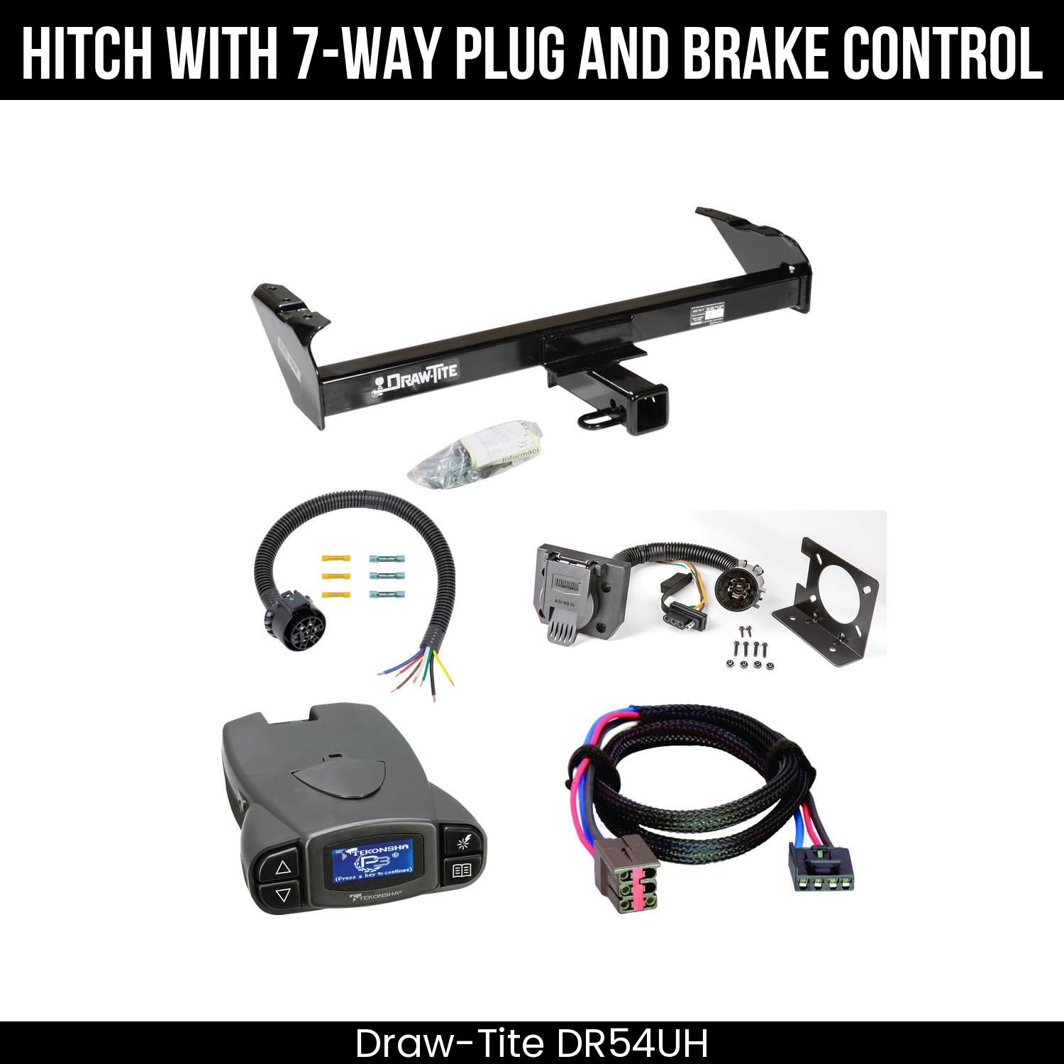 Trailer Hitch , 7-Way , Tekonsha Prodigy P3 Brake Control