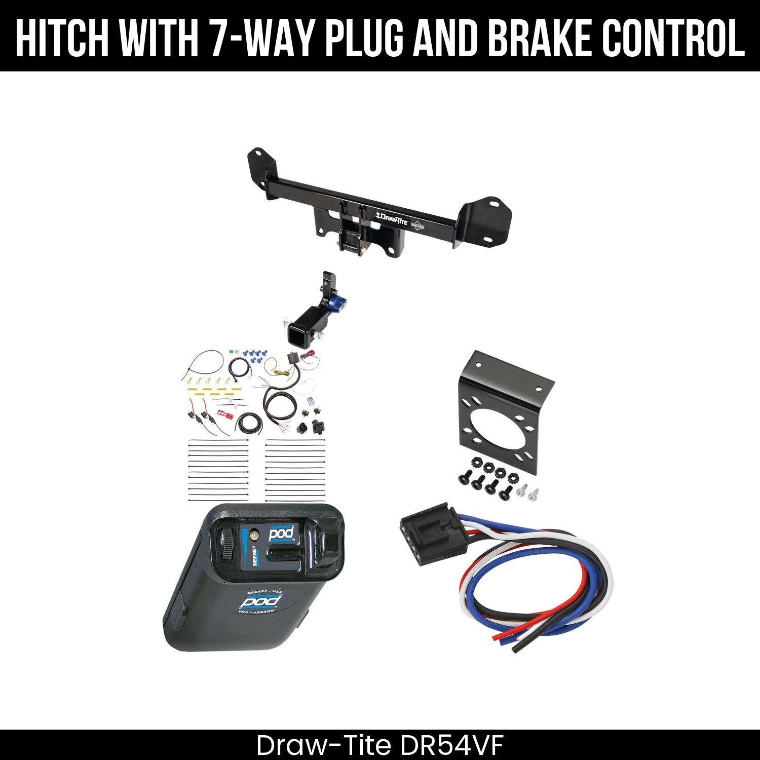 Trailer Hitch , 7-Way , Reese POD Brake Control