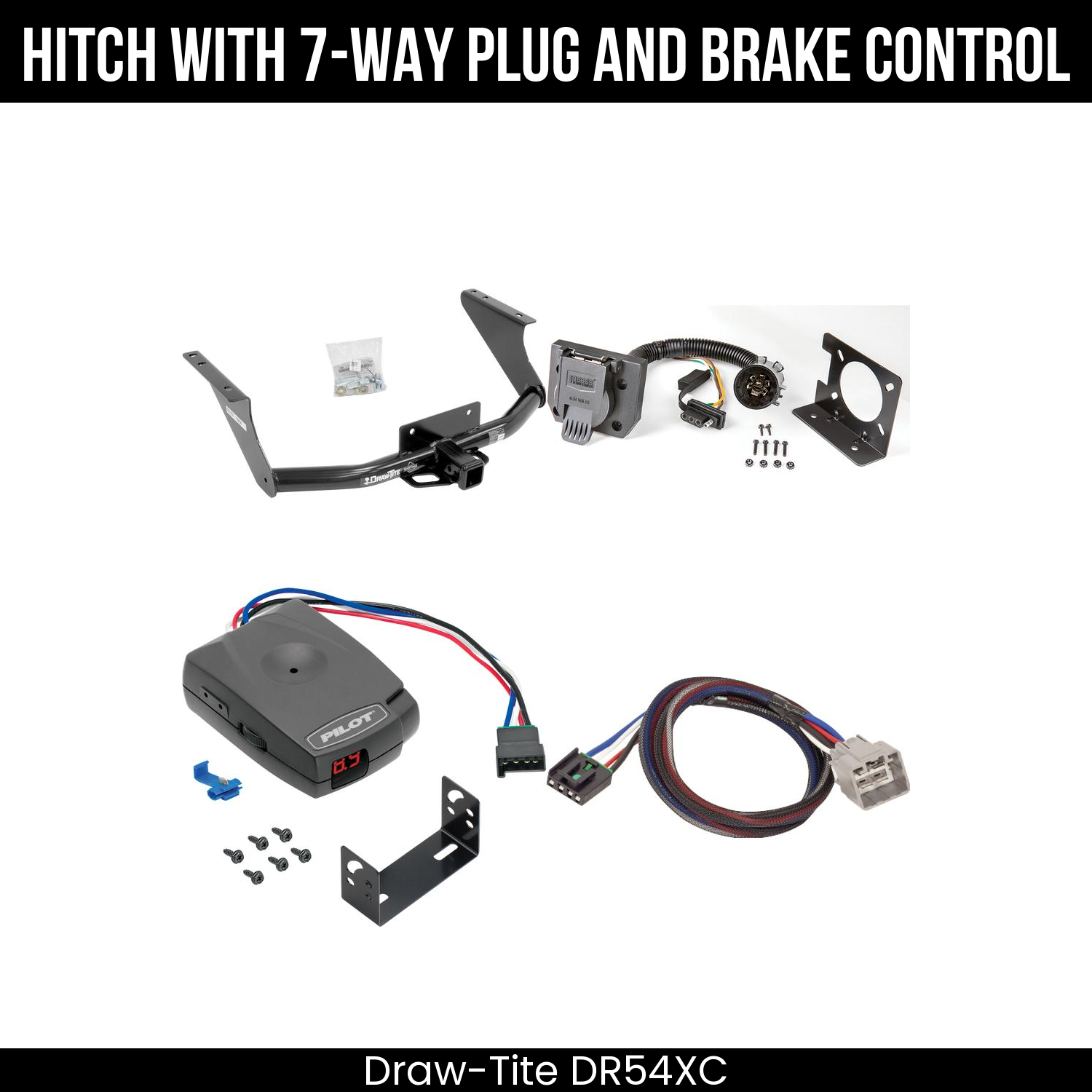 Trailer Hitch , 7-Way , Pro Series Pilot Brake Control