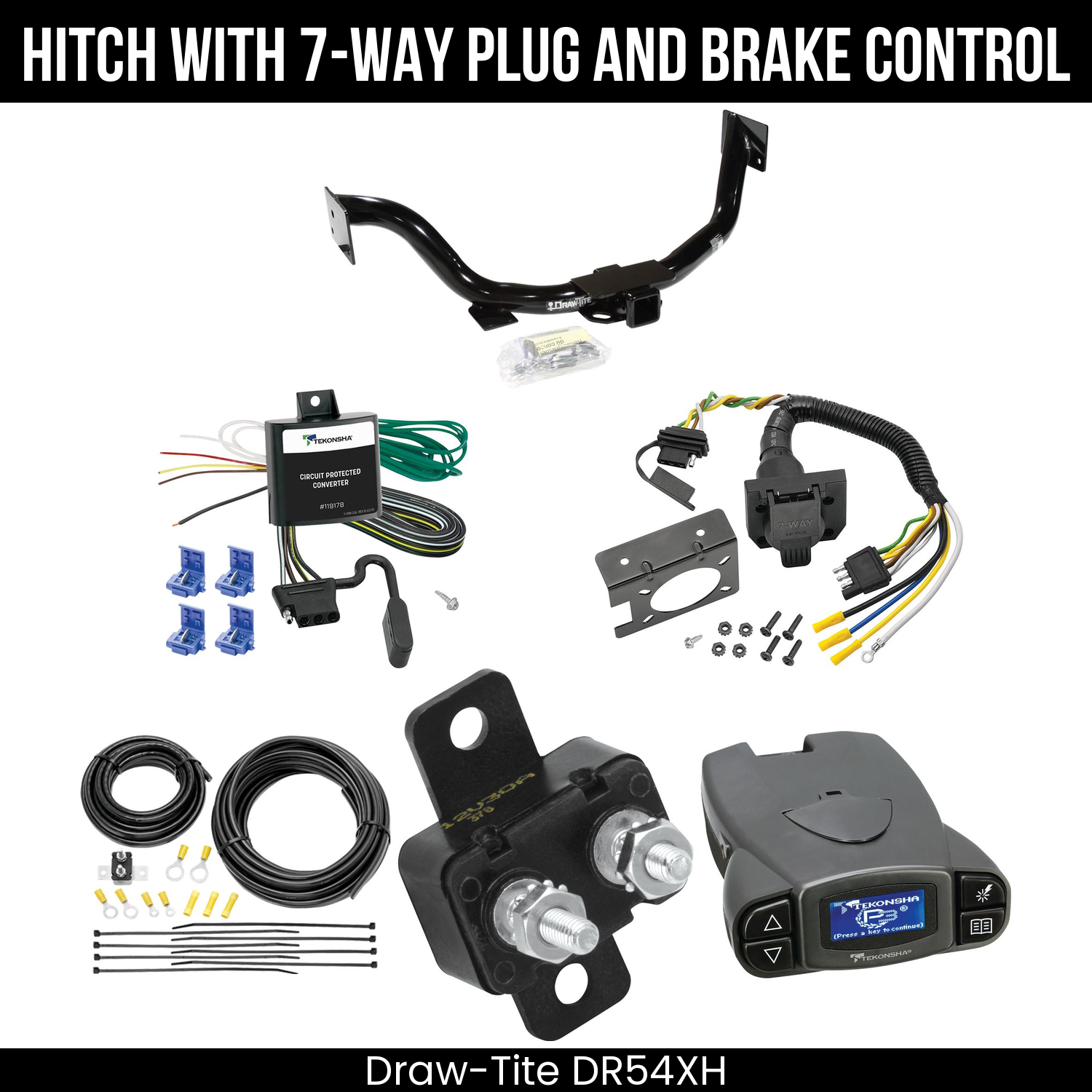 Trailer Hitch , 7-Way , Tekonsha Prodigy P3 Brake Control