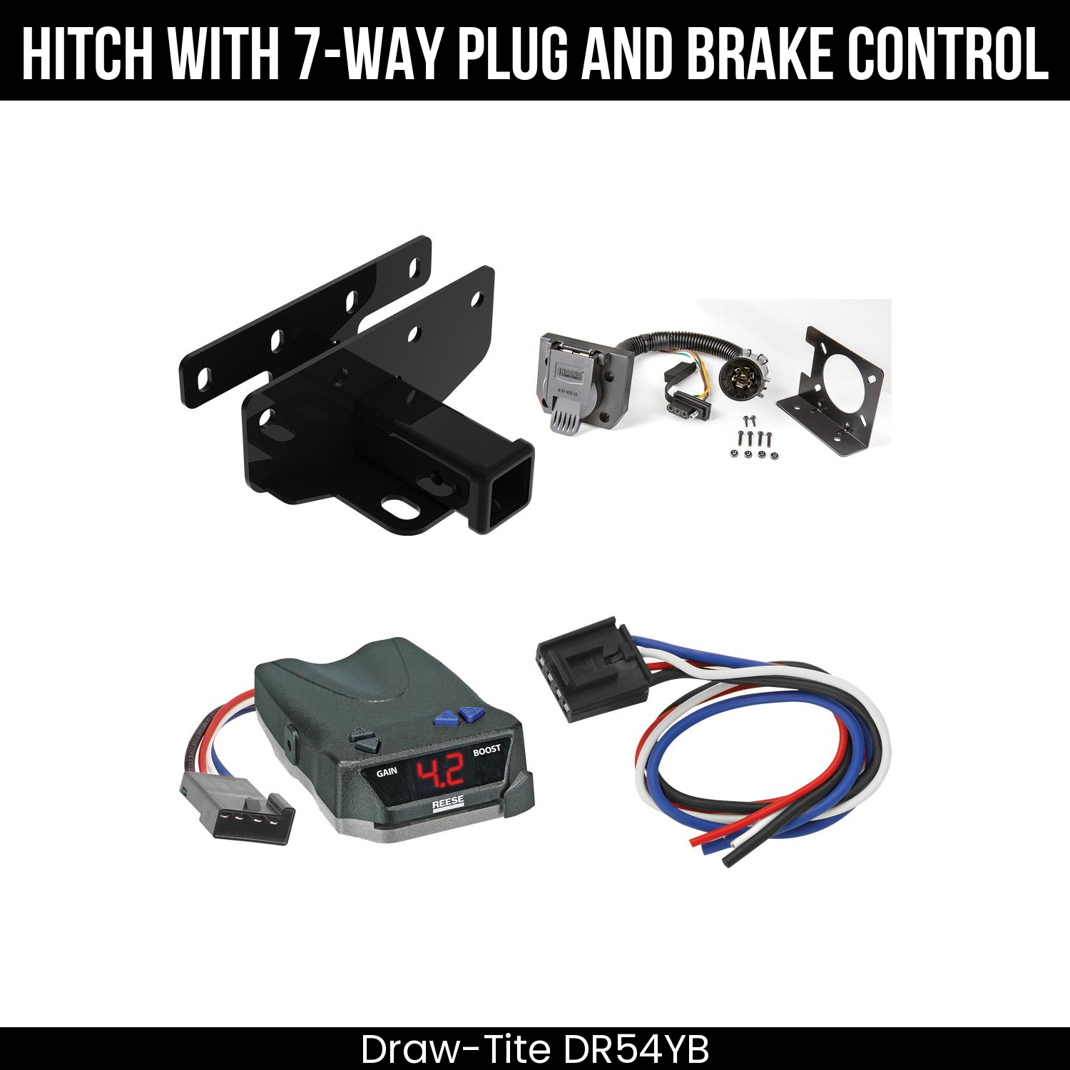 Trailer Hitch , 7-Way , Reese Brake EVN Control