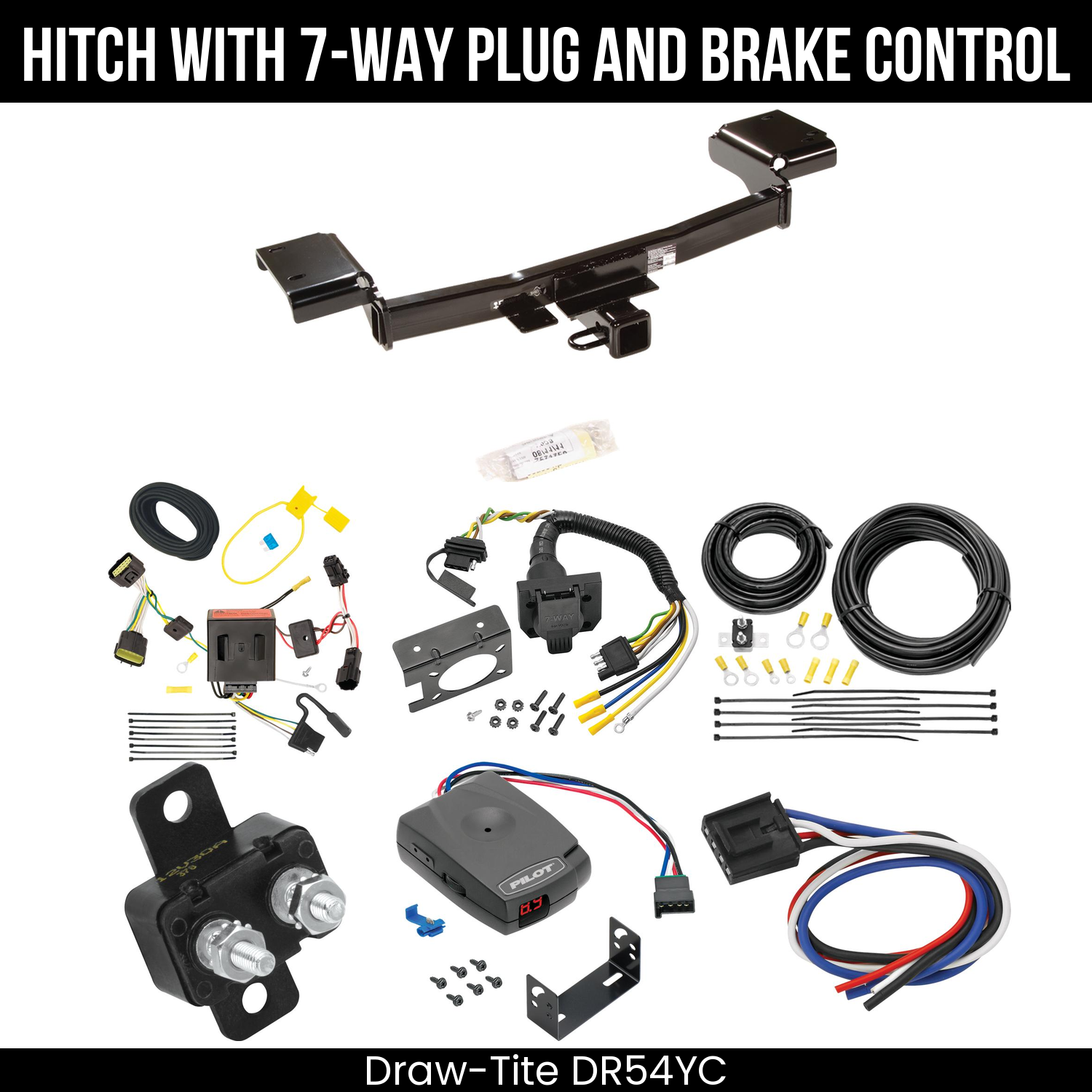 Trailer Hitch , 7-Way , Pro Series Pilot Brake Control