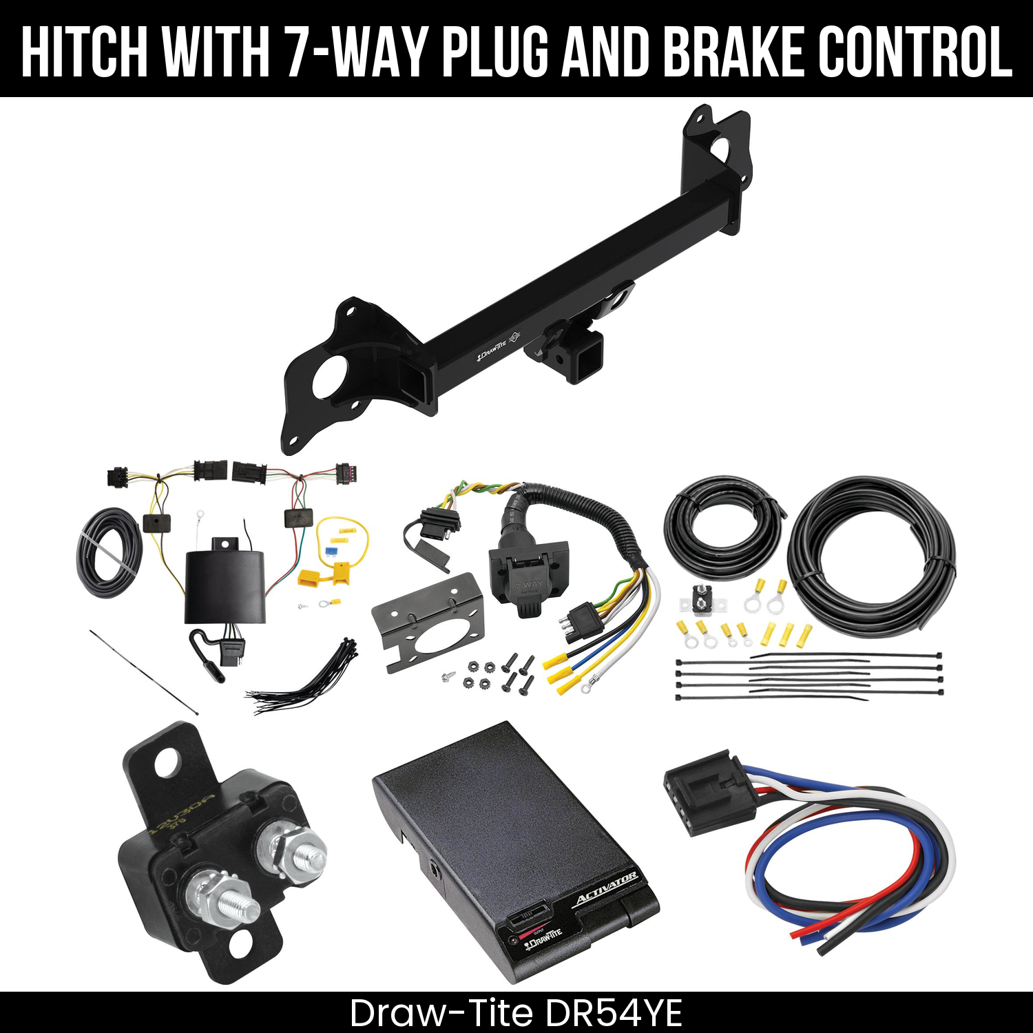 Trailer Hitch , 7-Way , Draw-Tite Activator Brake Control