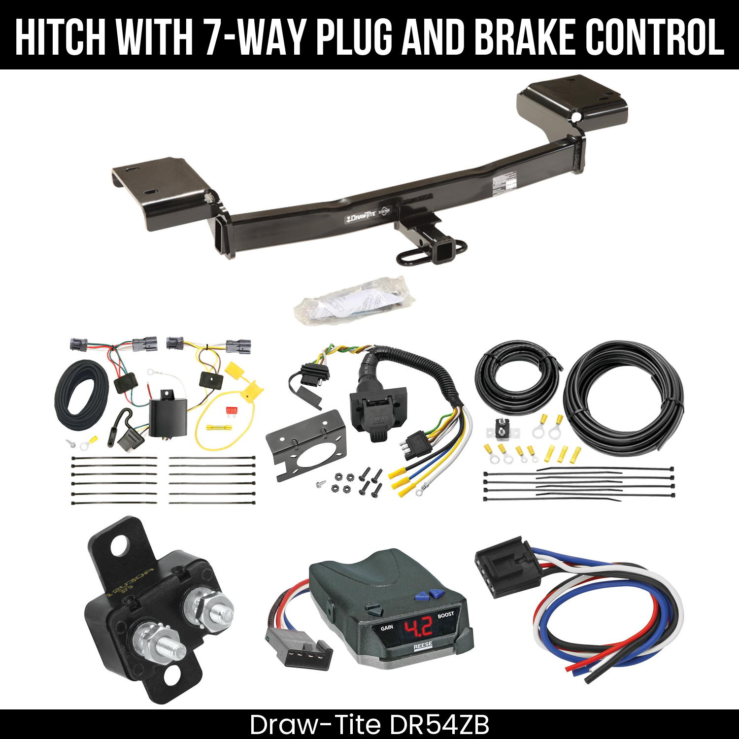 Trailer Hitch , 7-Way , Reese Brake EVN Control