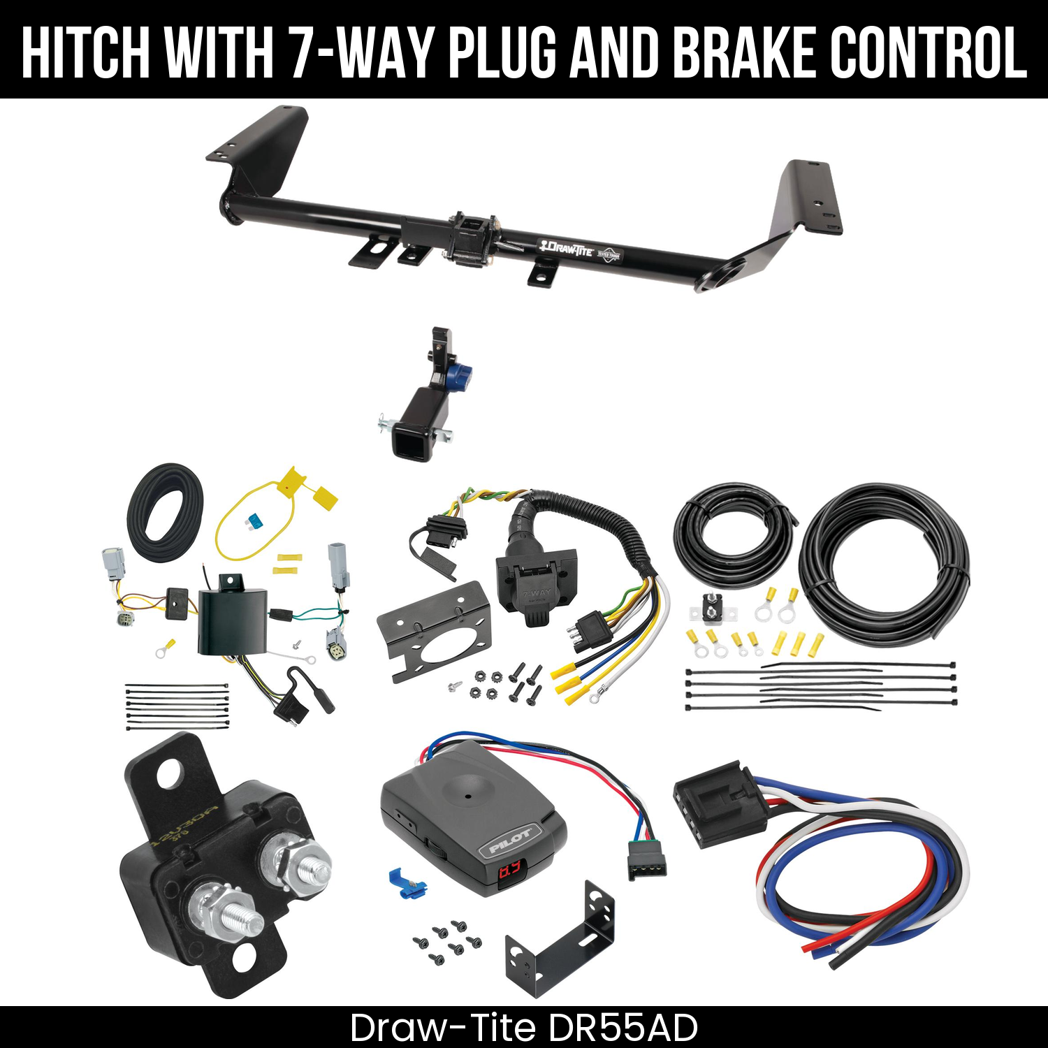 Trailer Hitch , 7-Way , Pro Series Pilot Brake Control