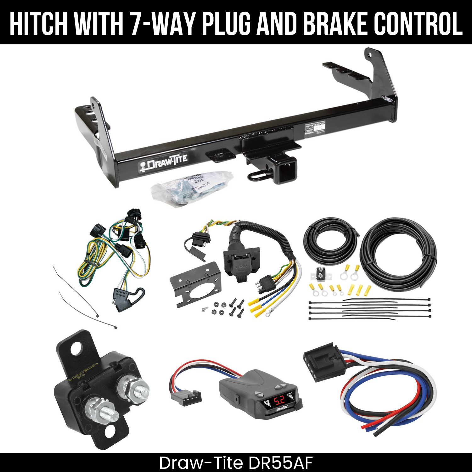 Trailer Hitch , 7-Way , Draw-Tite Activator IV Brake Control
