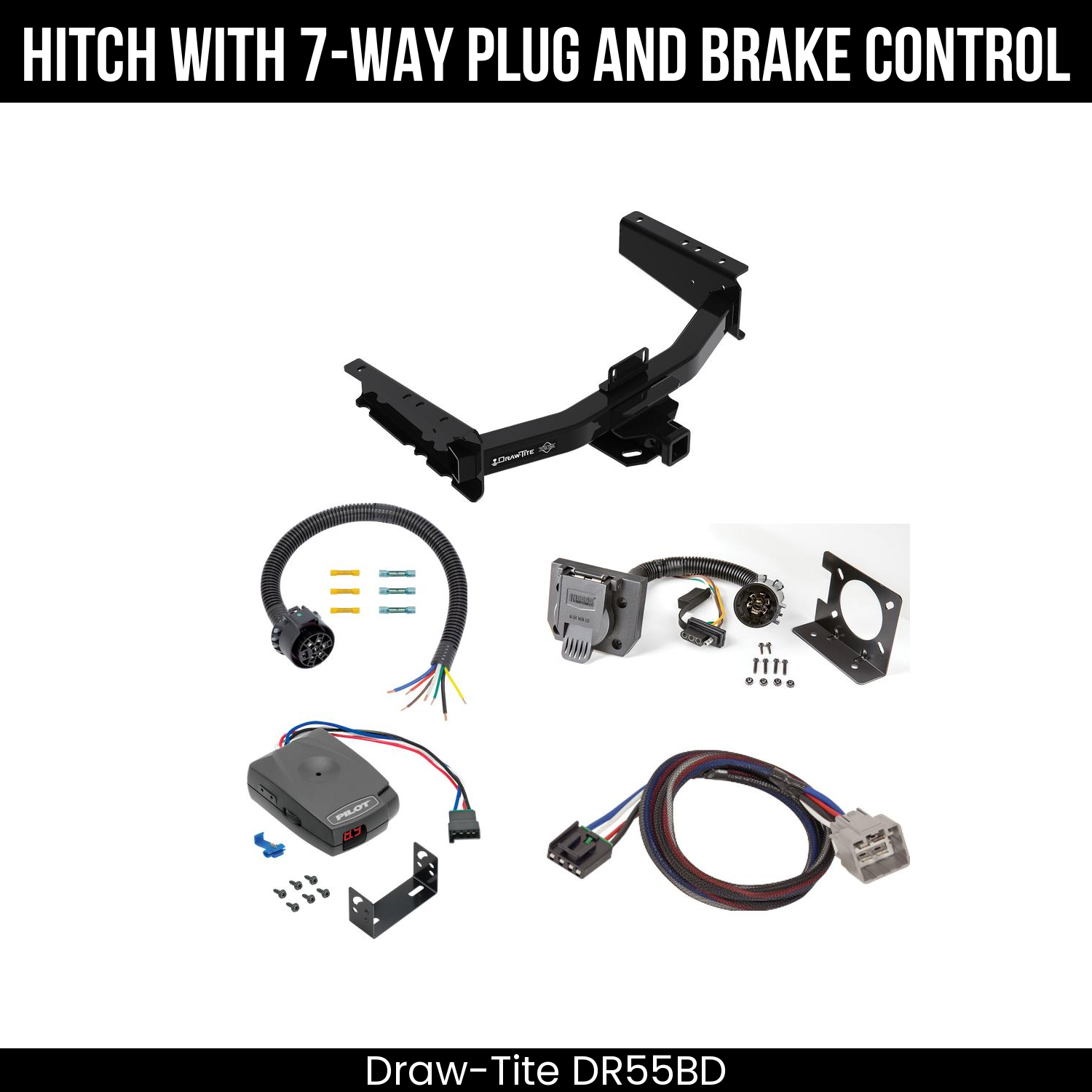 Trailer Hitch , 7-Way , Pro Series Pilot Brake Control