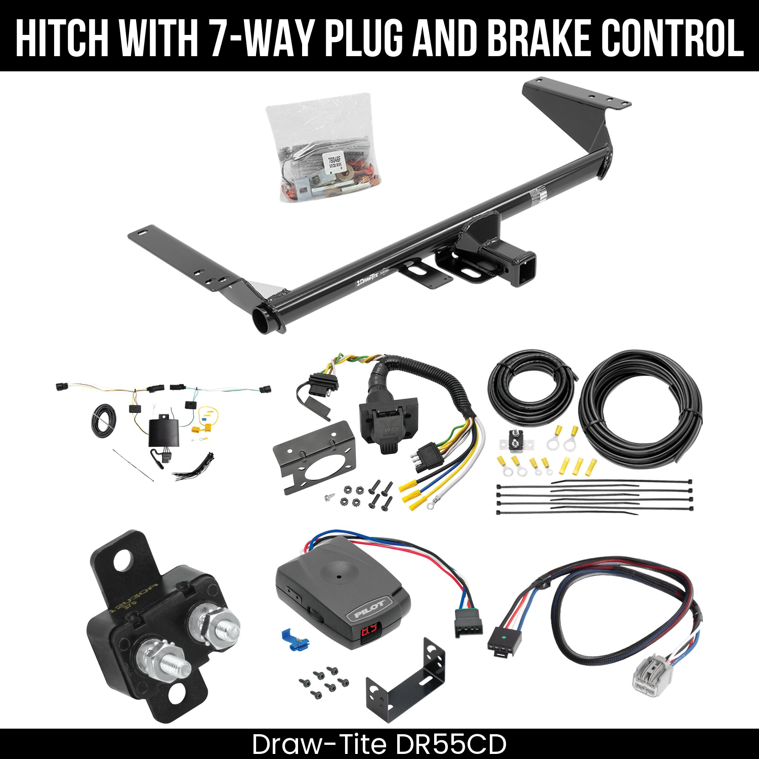 Trailer Hitch , 7-Way , Pro Series Pilot Brake Control