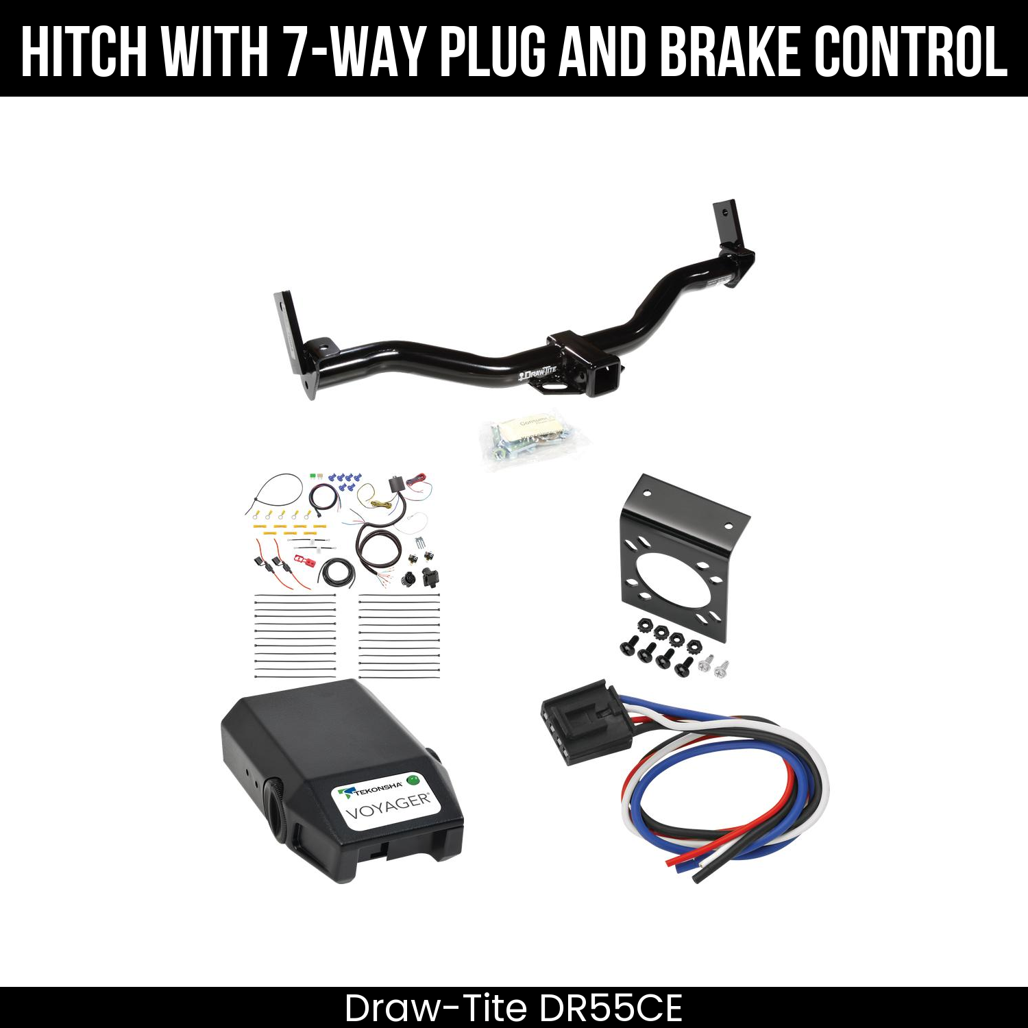 Trailer Hitch , 7-Way , Tekonsha Voyager Brake Control