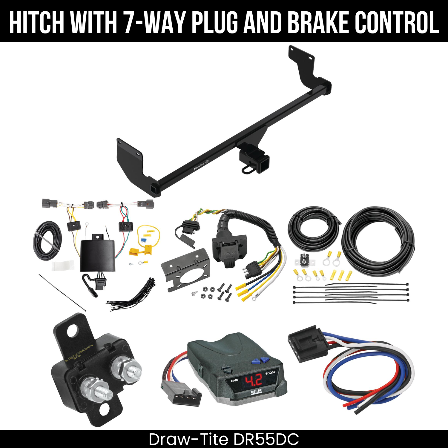 Trailer Hitch , 7-Way , Reese Brake EVN Control