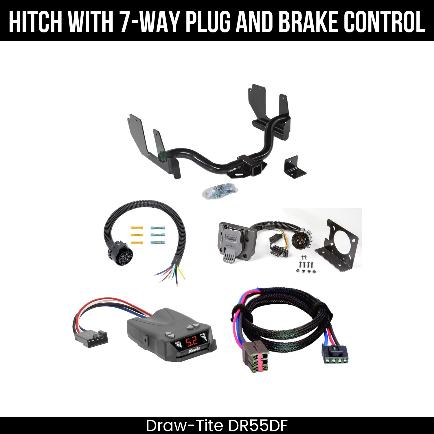 Trailer Hitch , 7-Way , Draw-Tite Activator IV Brake Control