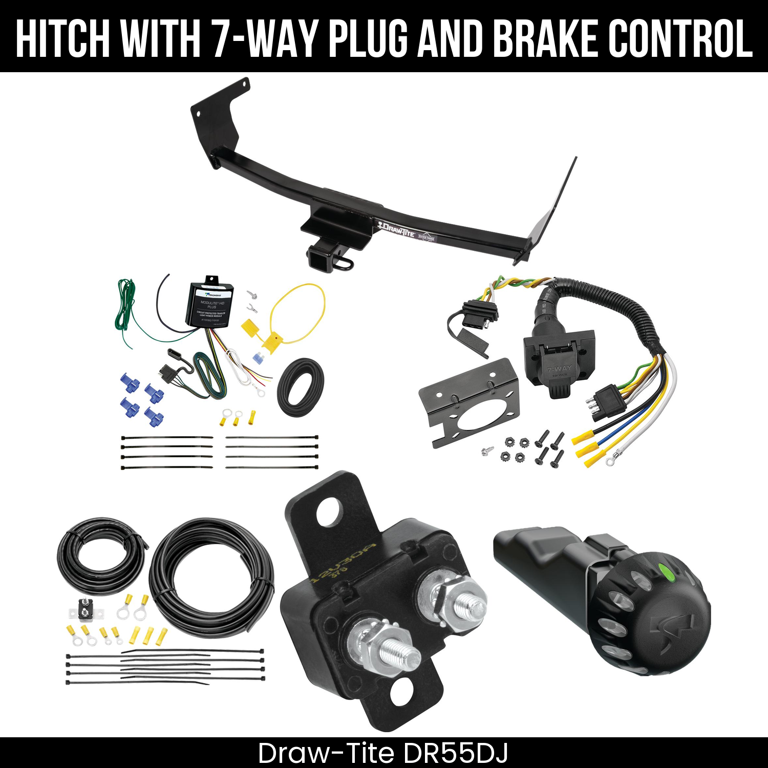 Trailer Hitch , 7-Way , Tekonsha Voyager iD Smart Brake Control