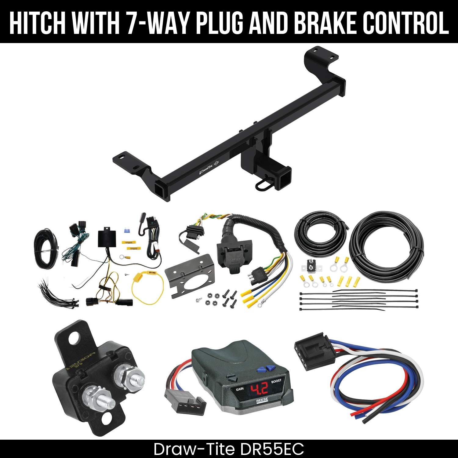 Trailer Hitch , 7-Way , Reese Brake EVN Control