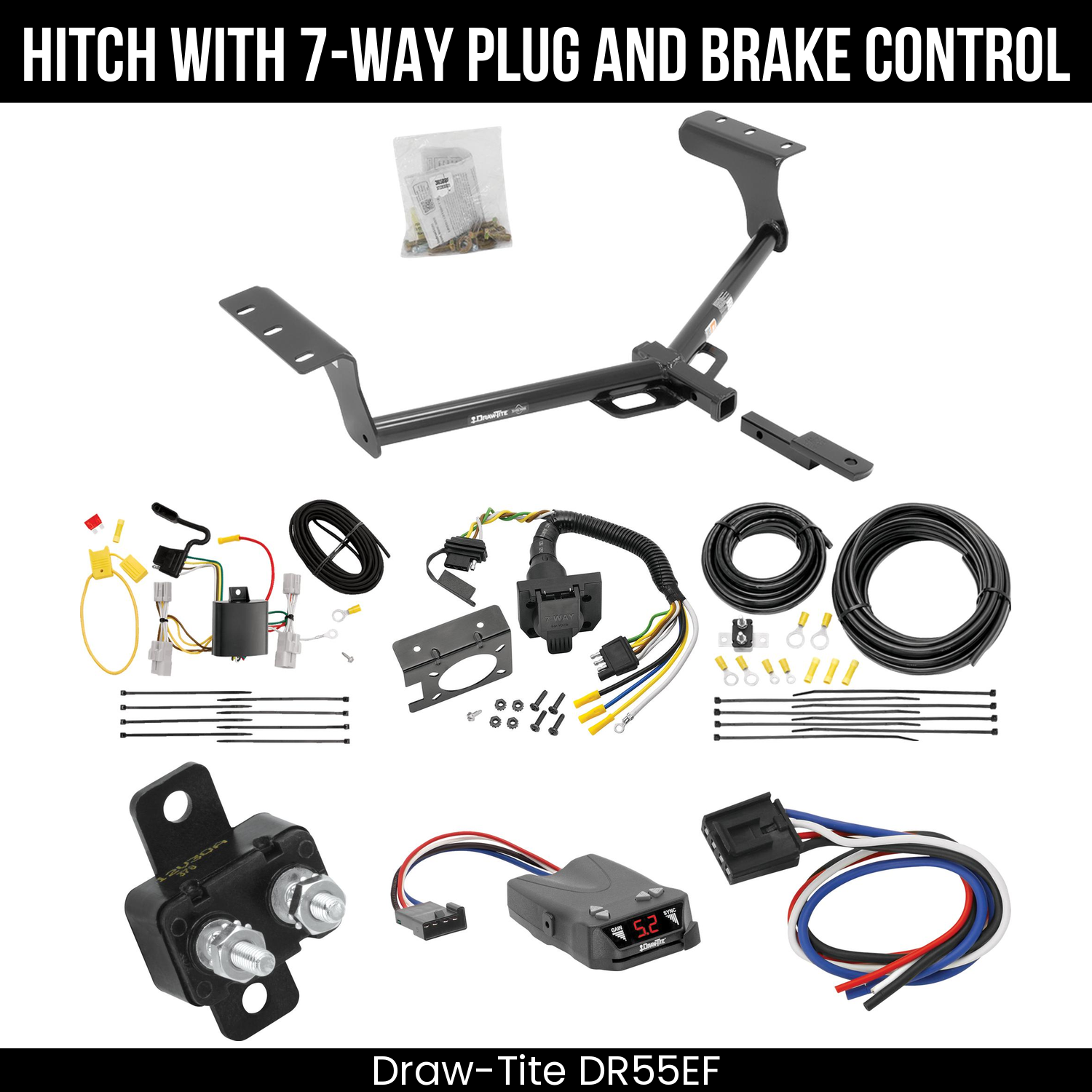 Trailer Hitch , 7-Way , Draw-Tite Activator IV Brake Control