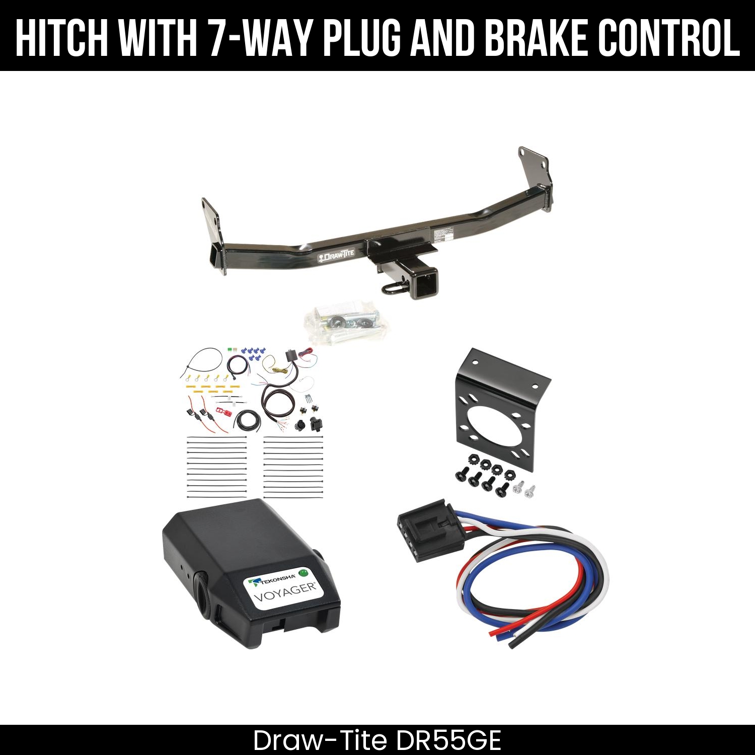 Trailer Hitch , 7-Way , Tekonsha Voyager Brake Control