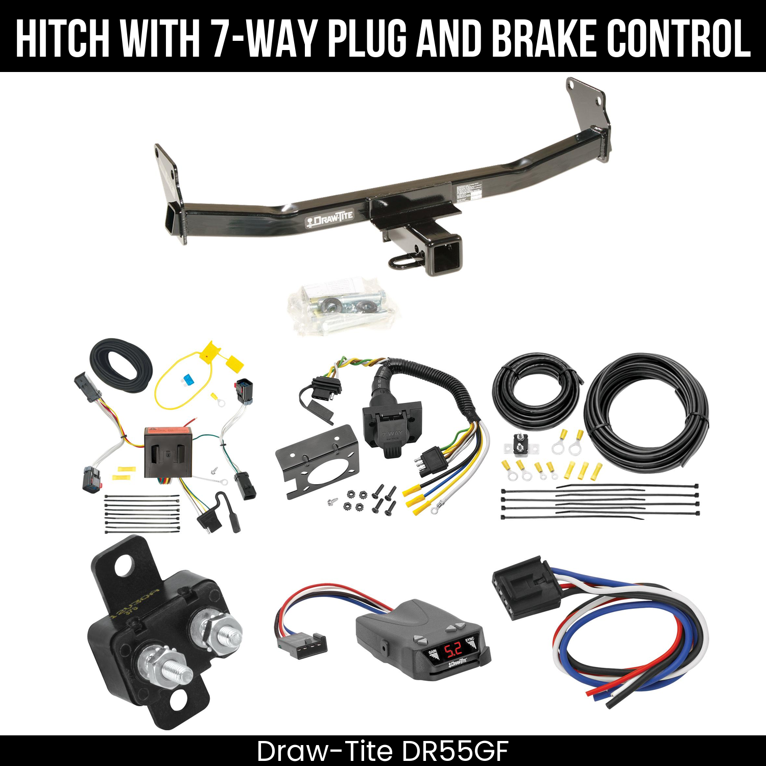 Trailer Hitch , 7-Way , Draw-Tite Activator IV Brake Control