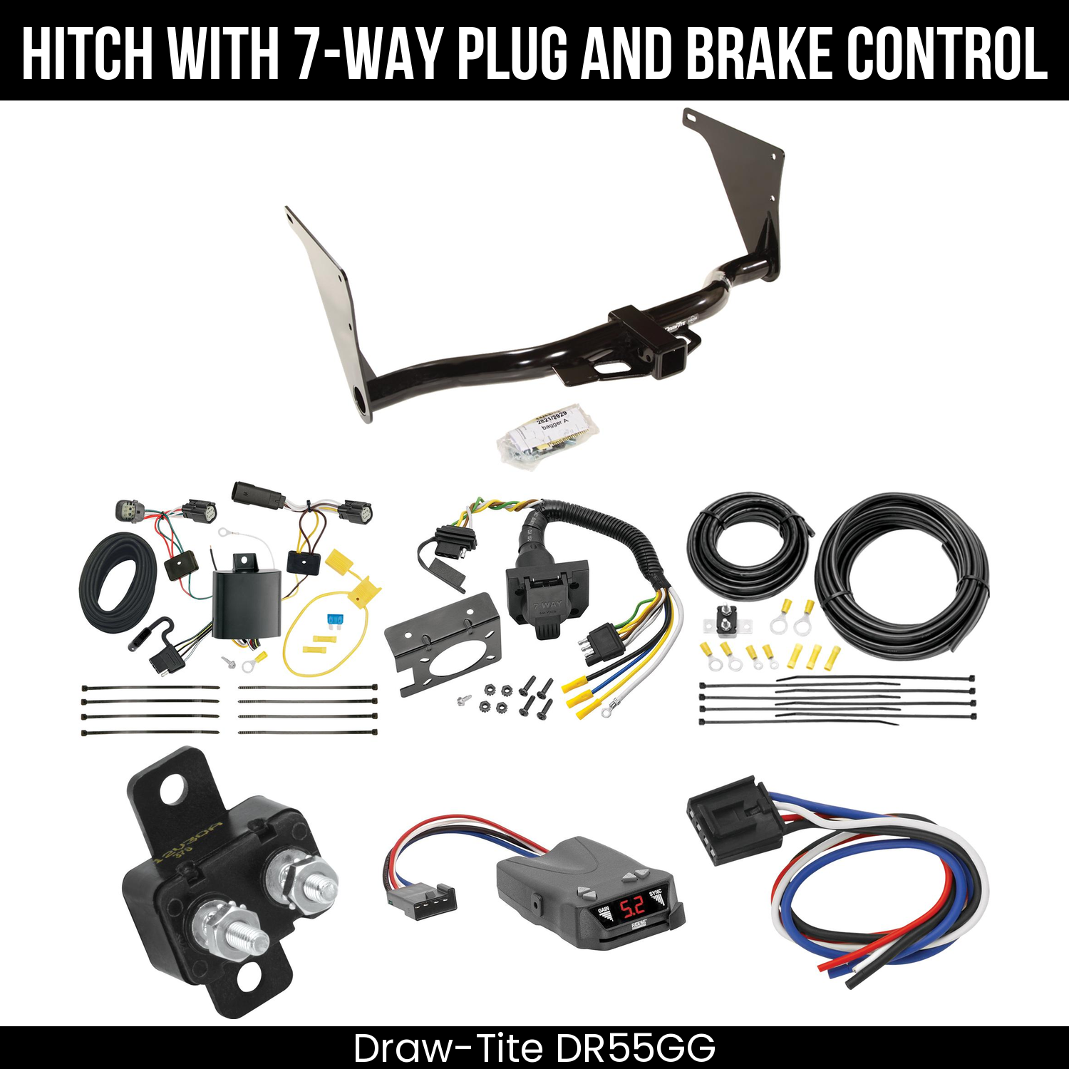 Trailer Hitch , 7-Way , Reese Brakeman IV Brake Control