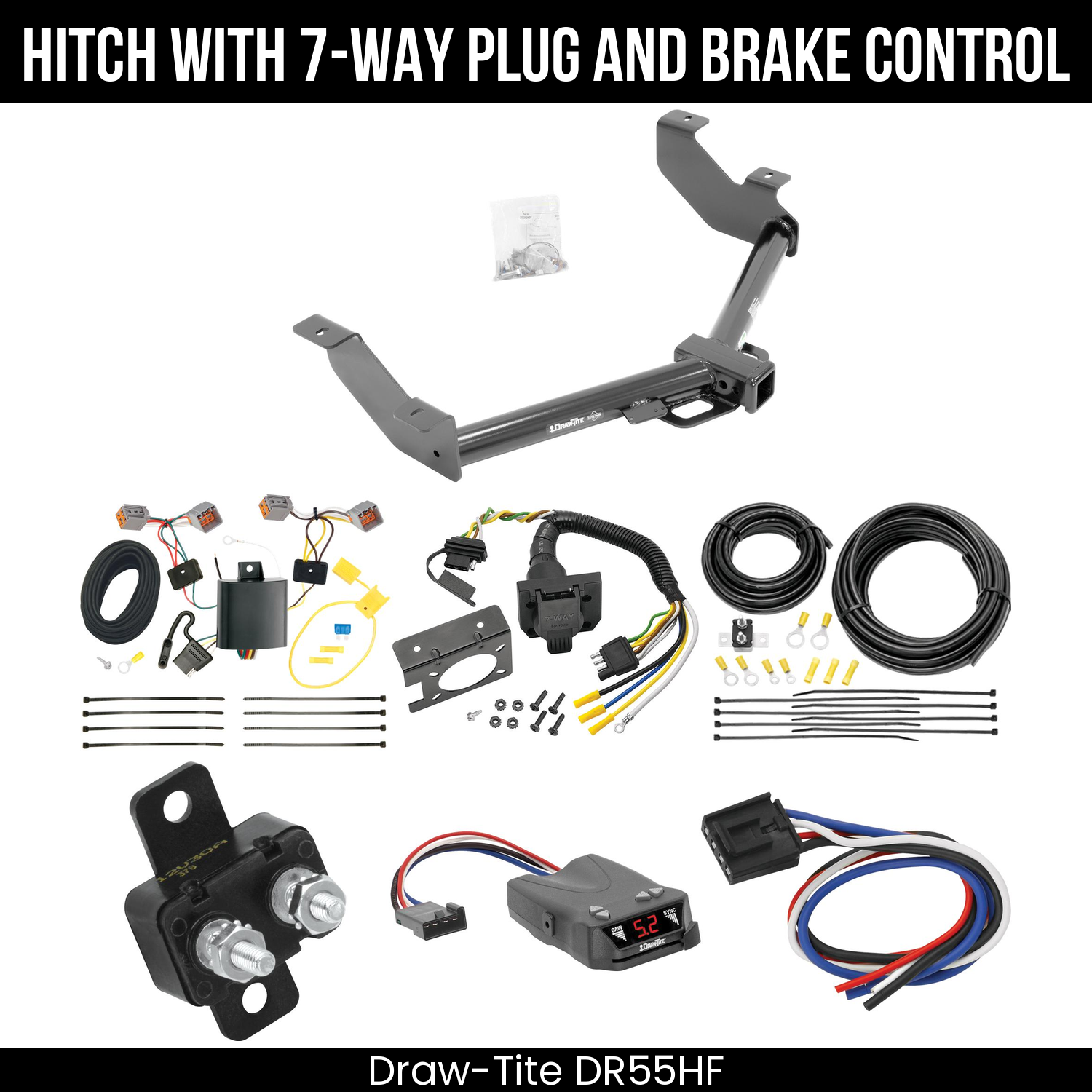 Trailer Hitch , 7-Way , Draw-Tite Activator IV Brake Control