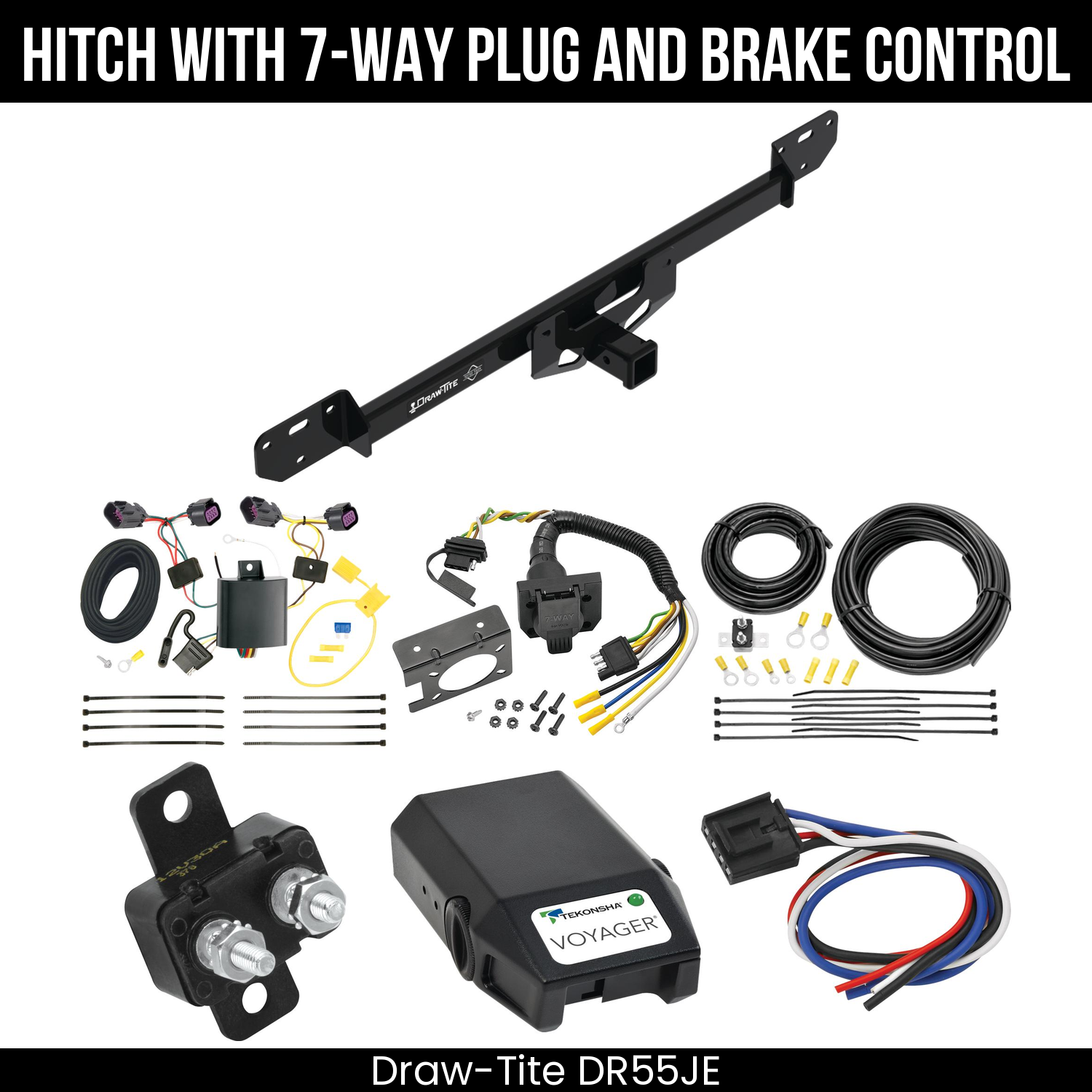 Trailer Hitch , 7-Way , Tekonsha Voyager Brake Control