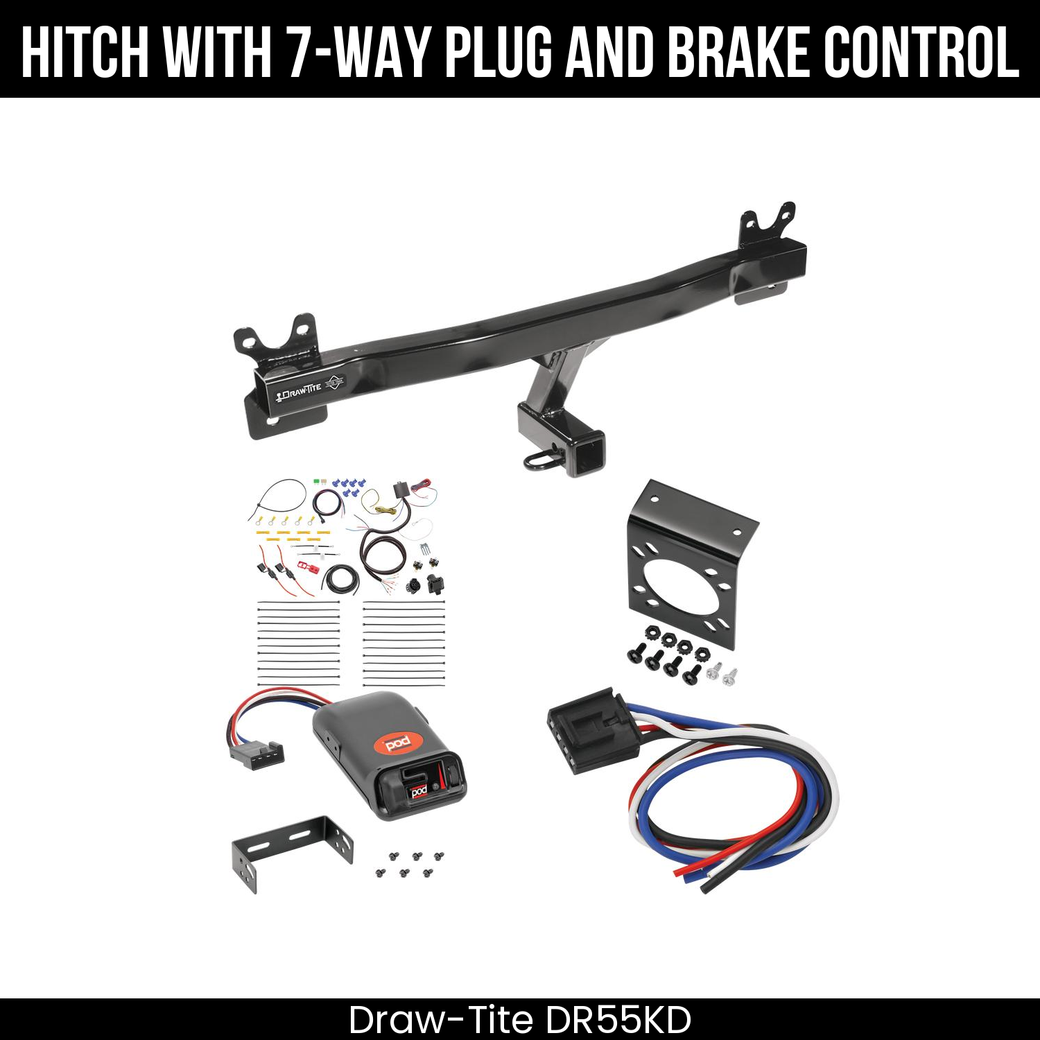 Trailer Hitch , 7-Way , Pro Series POD Brake Control