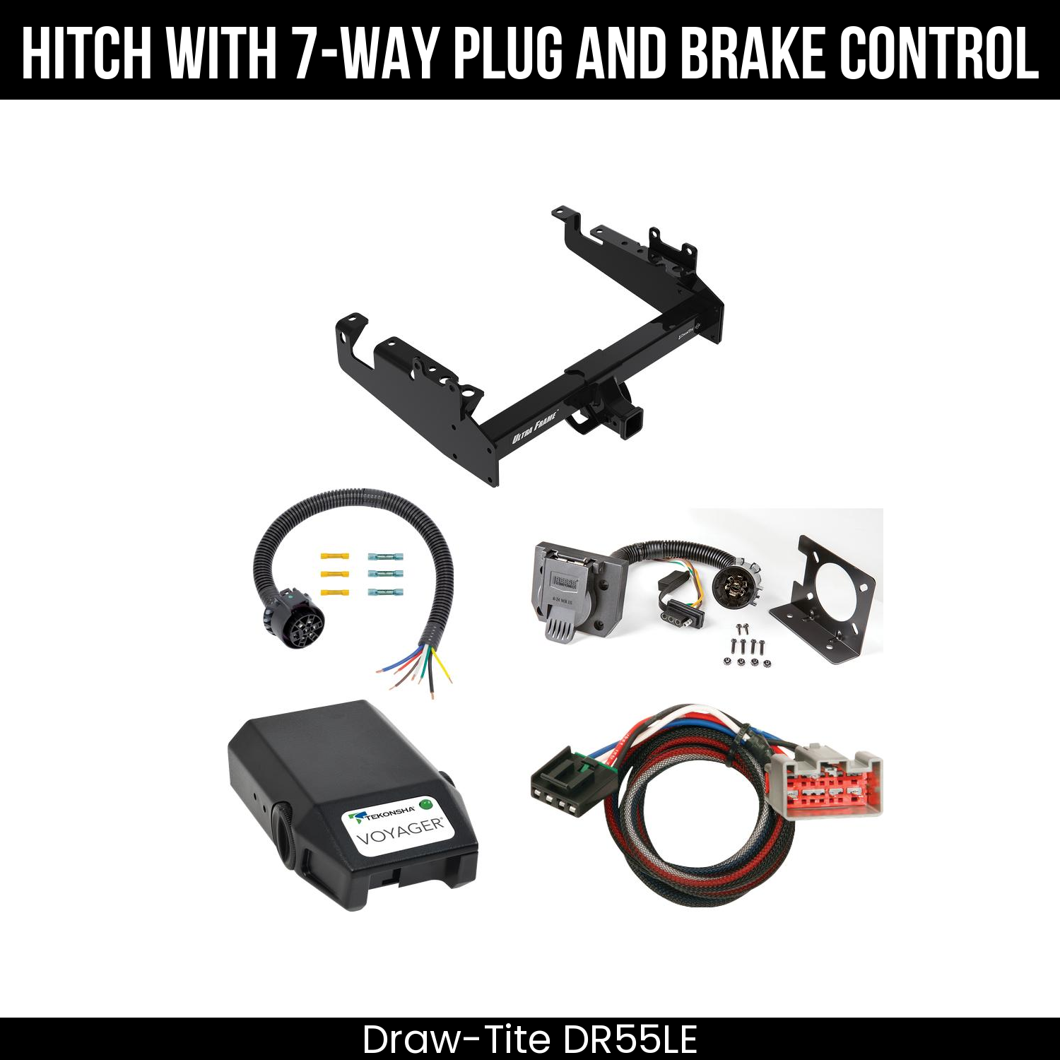 Trailer Hitch , 7-Way , Tekonsha Voyager Brake Control