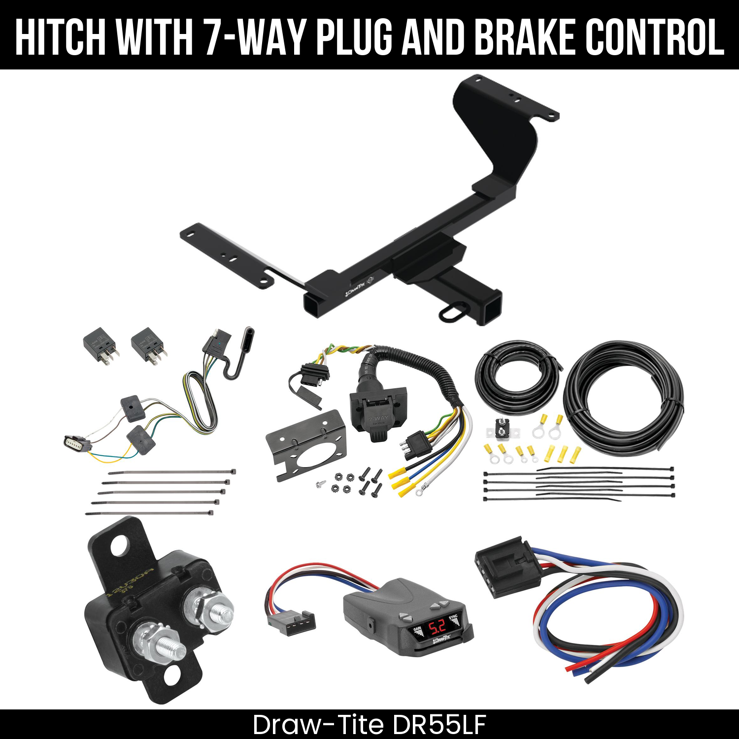 Trailer Hitch , 7-Way , Draw-Tite Activator IV Brake Control