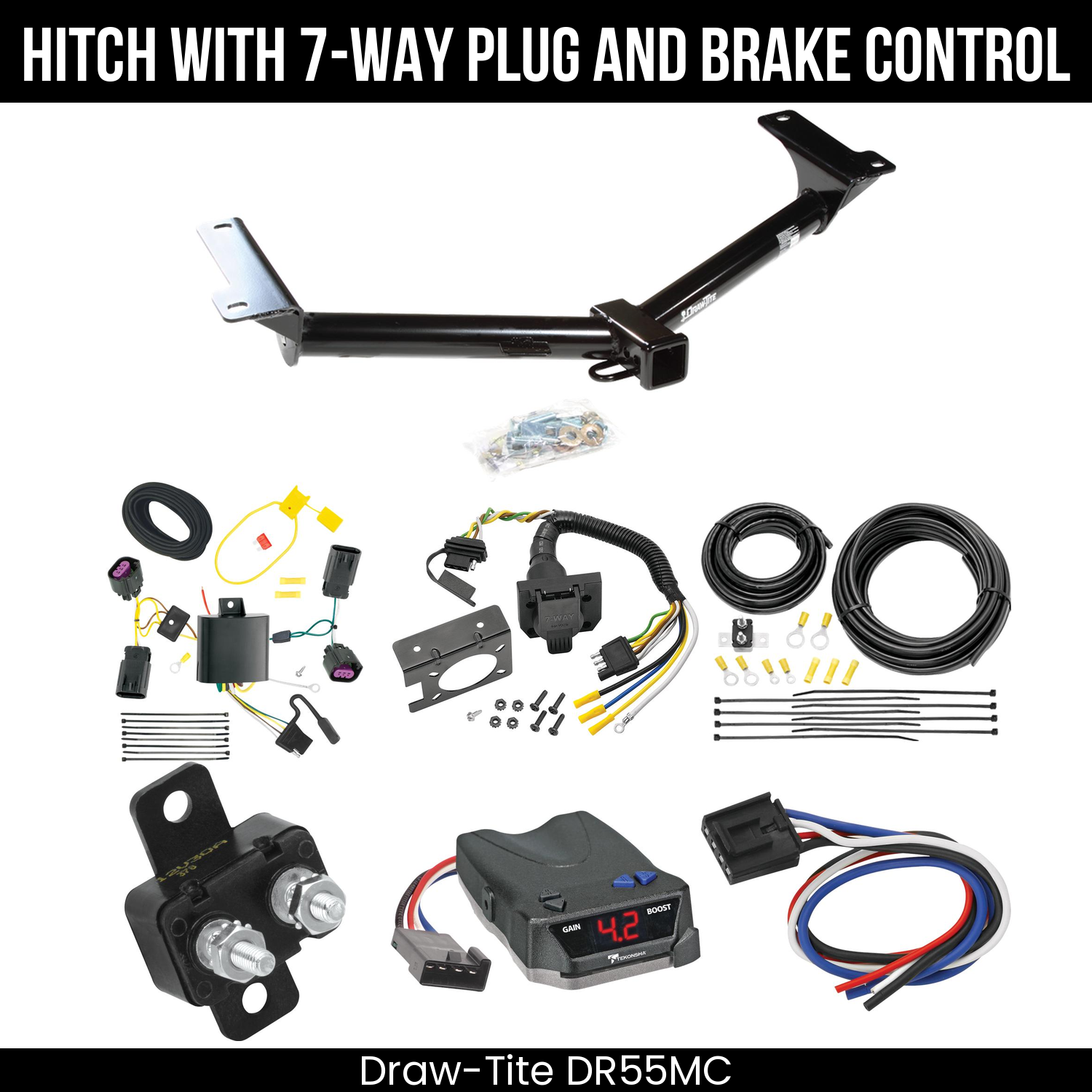 Trailer Hitch , 7-Way , Tekonsha Brake EVN Control