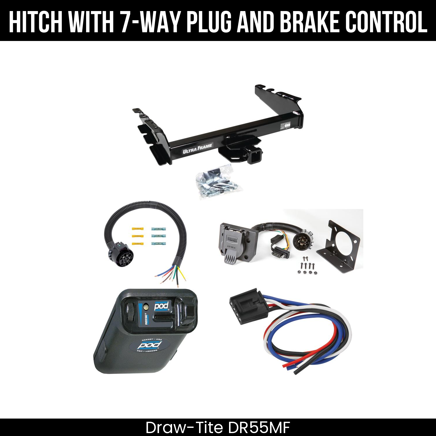 Trailer Hitch , 7-Way , Reese POD Brake Control