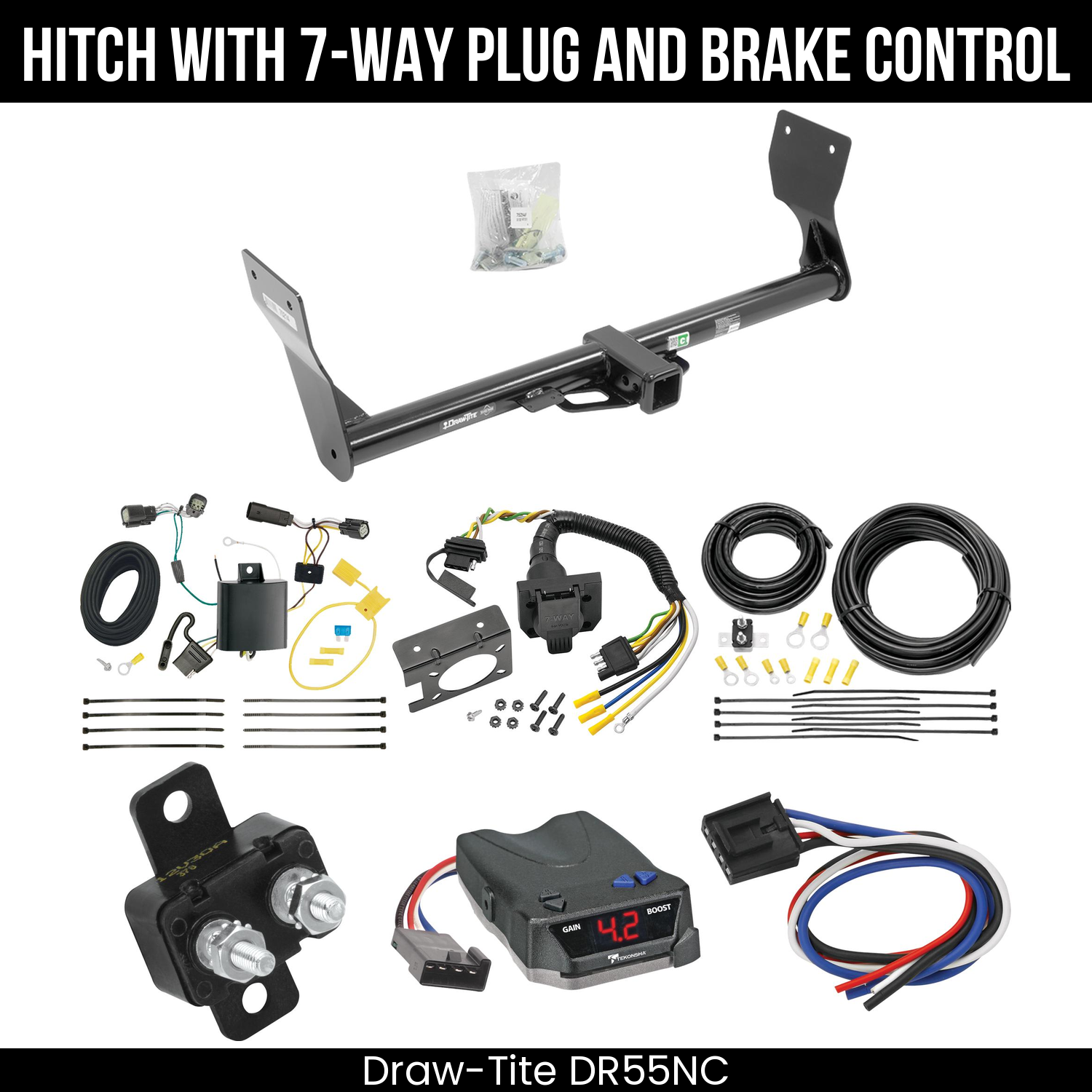 Trailer Hitch , 7-Way , Tekonsha Brake EVN Control
