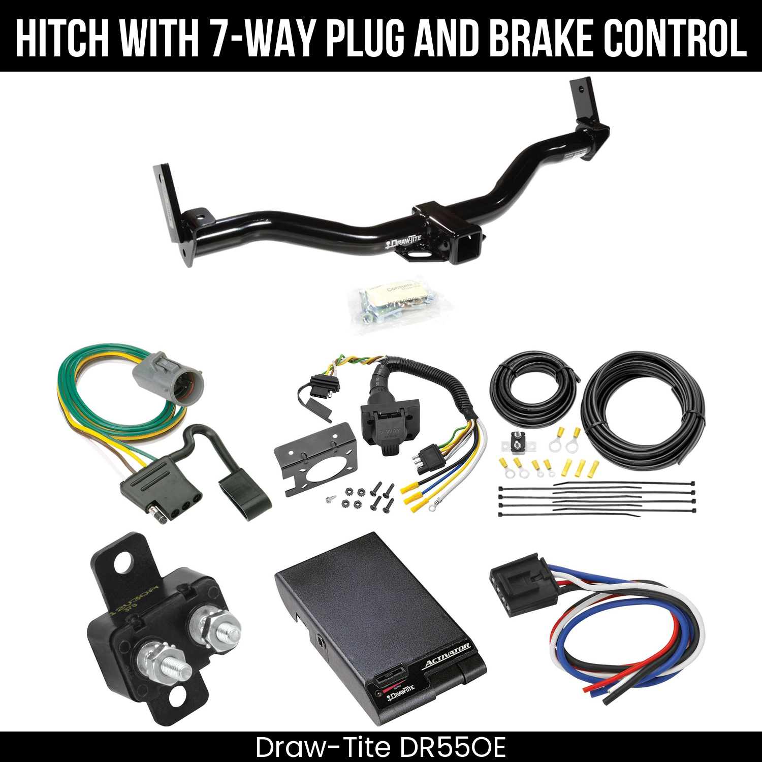 Trailer Hitch , 7-Way , Draw-Tite Activator Brake Control
