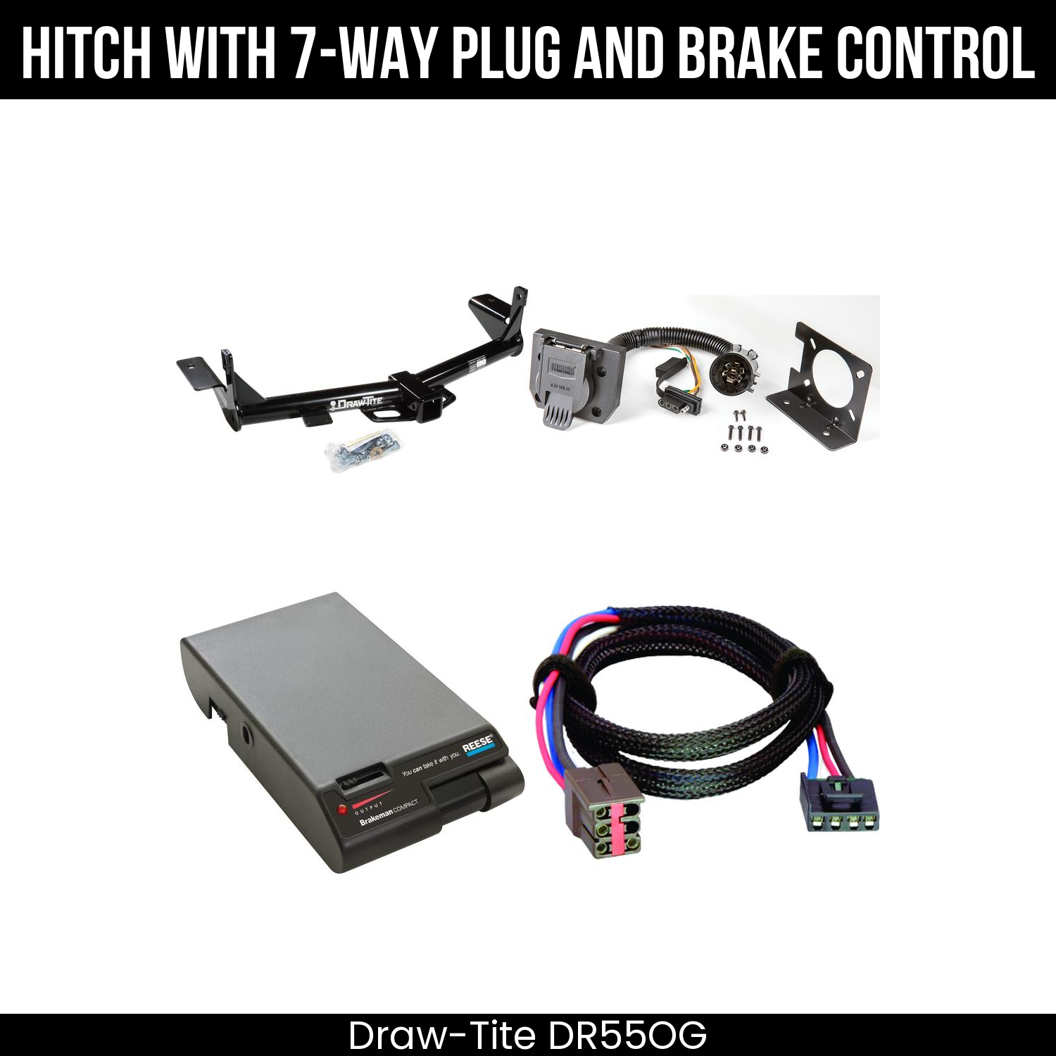 Trailer Hitch , 7-Way , Reese Brakeman Brake Control