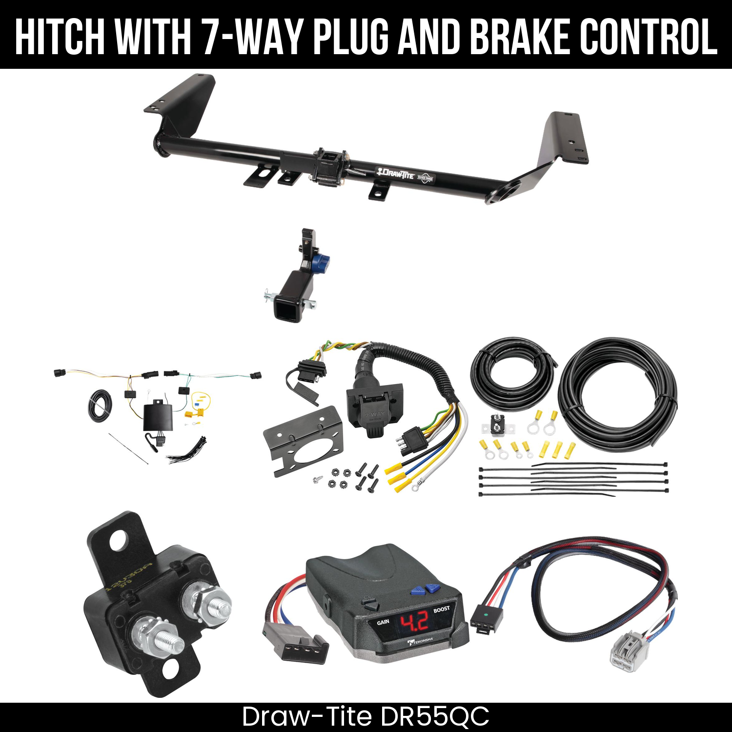 Trailer Hitch , 7-Way , Tekonsha Brake EVN Control