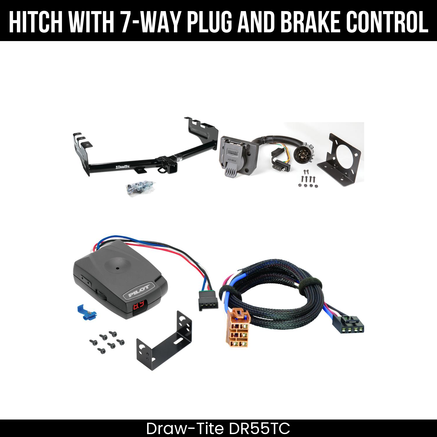 Trailer Hitch , 7-Way , Pro Series Pilot Brake Control