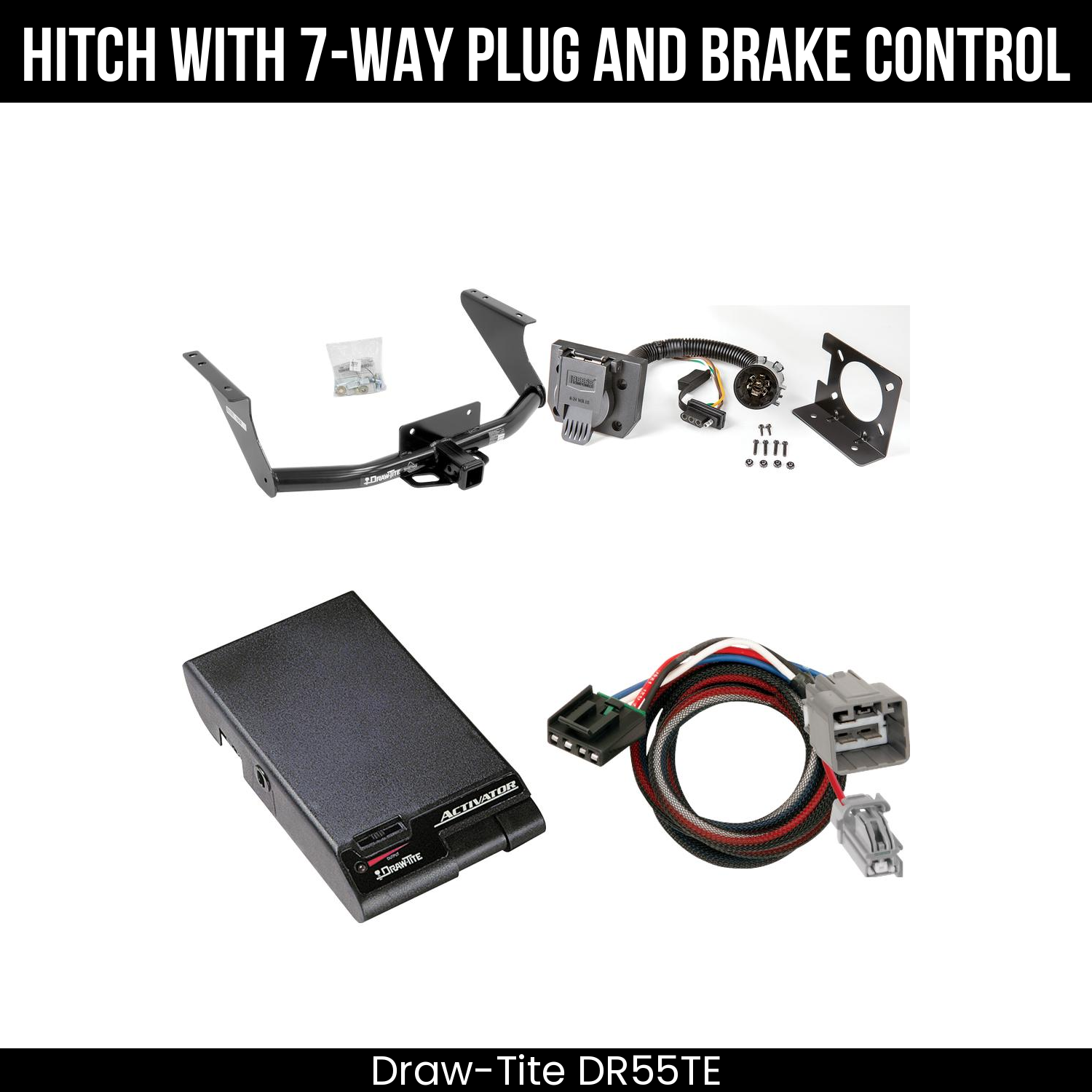 Trailer Hitch , 7-Way , Draw-Tite Activator Brake Control