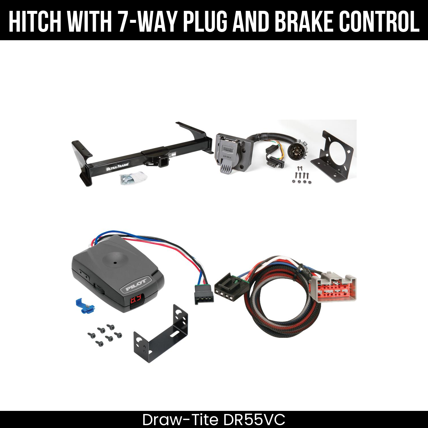 Trailer Hitch , 7-Way , Pro Series Pilot Brake Control
