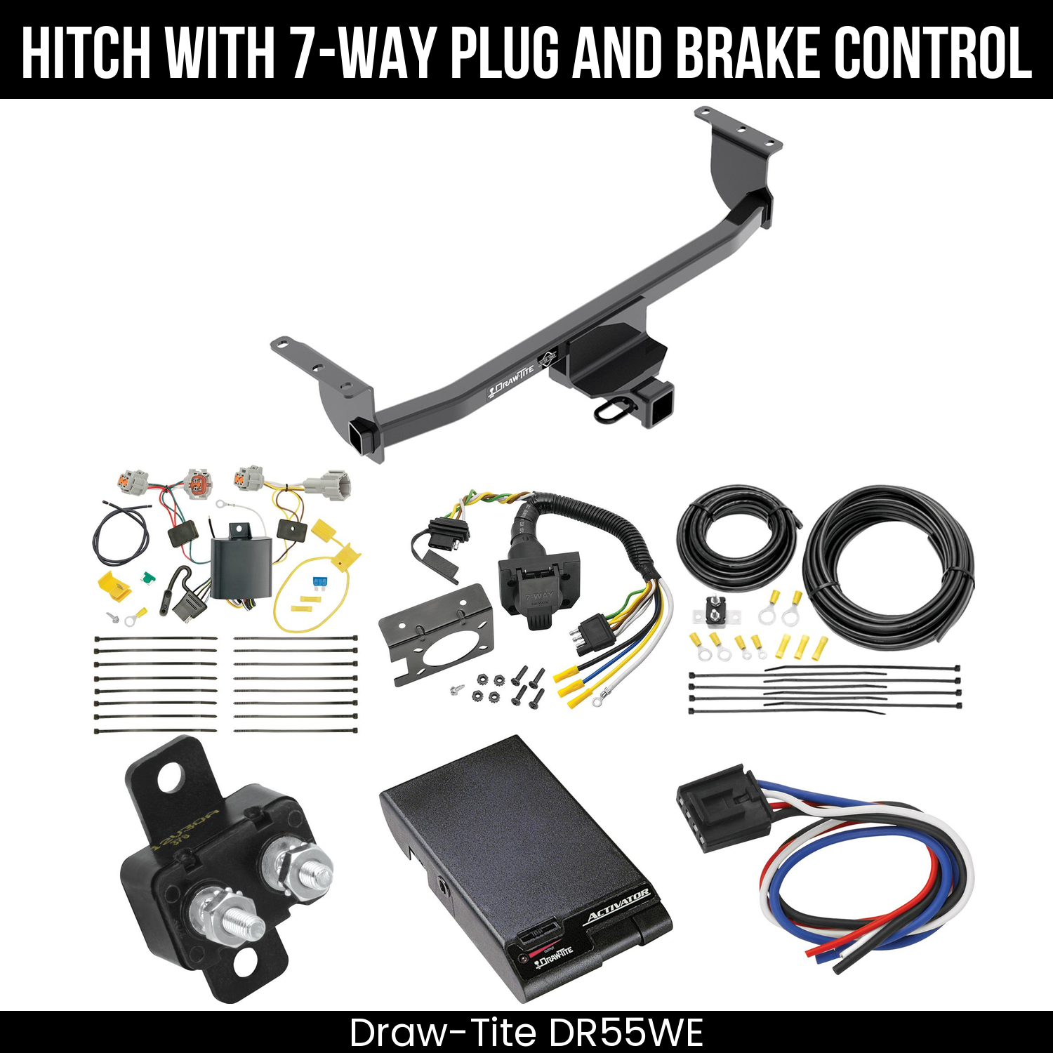 Trailer Hitch , 7-Way , Draw-Tite Activator Brake Control